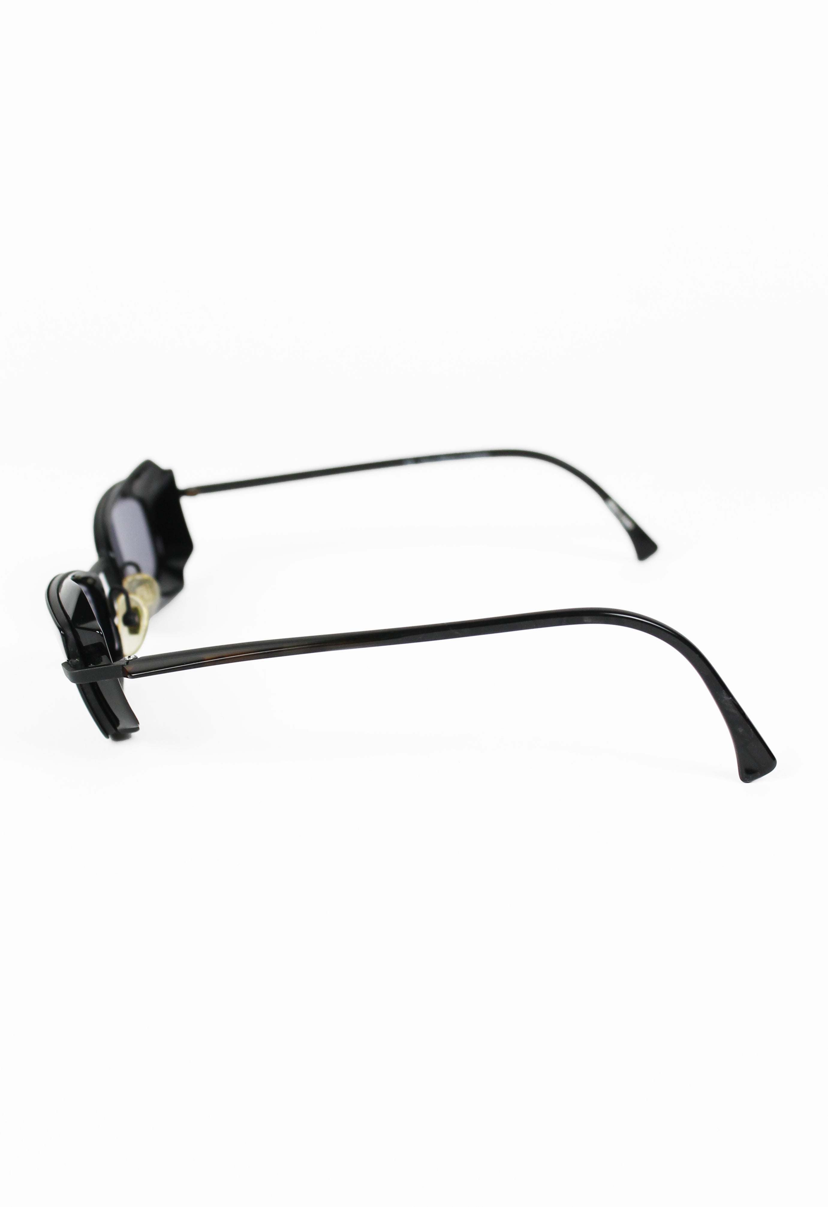 ALAIN MIKLI 1990'S ANGULAR LAYERED GOGGLE SUNGLASSES