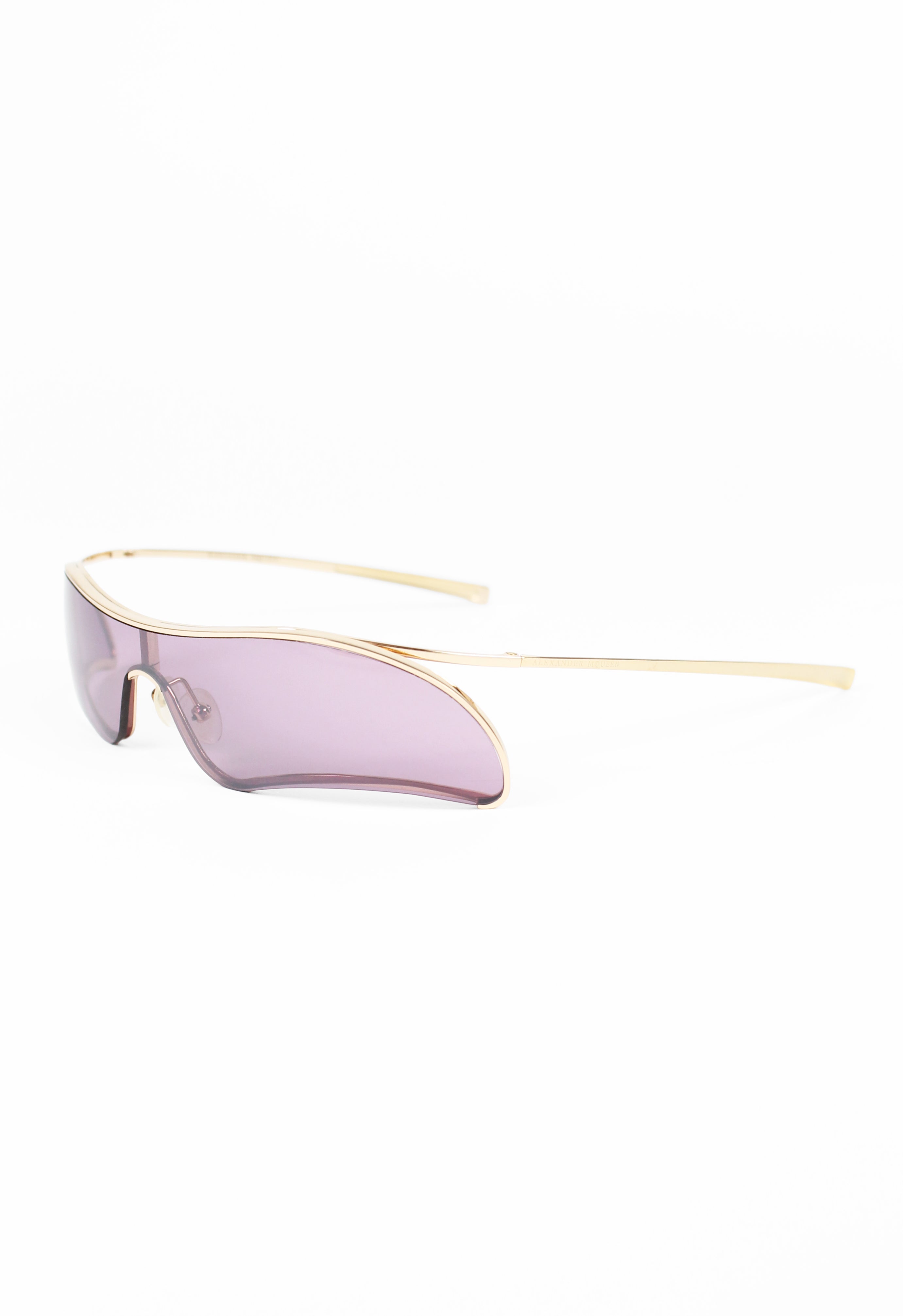 ALEXANDER MCQUEEN 2000'S EXTREME CURVED WRAPAROUND SUNGLASSES