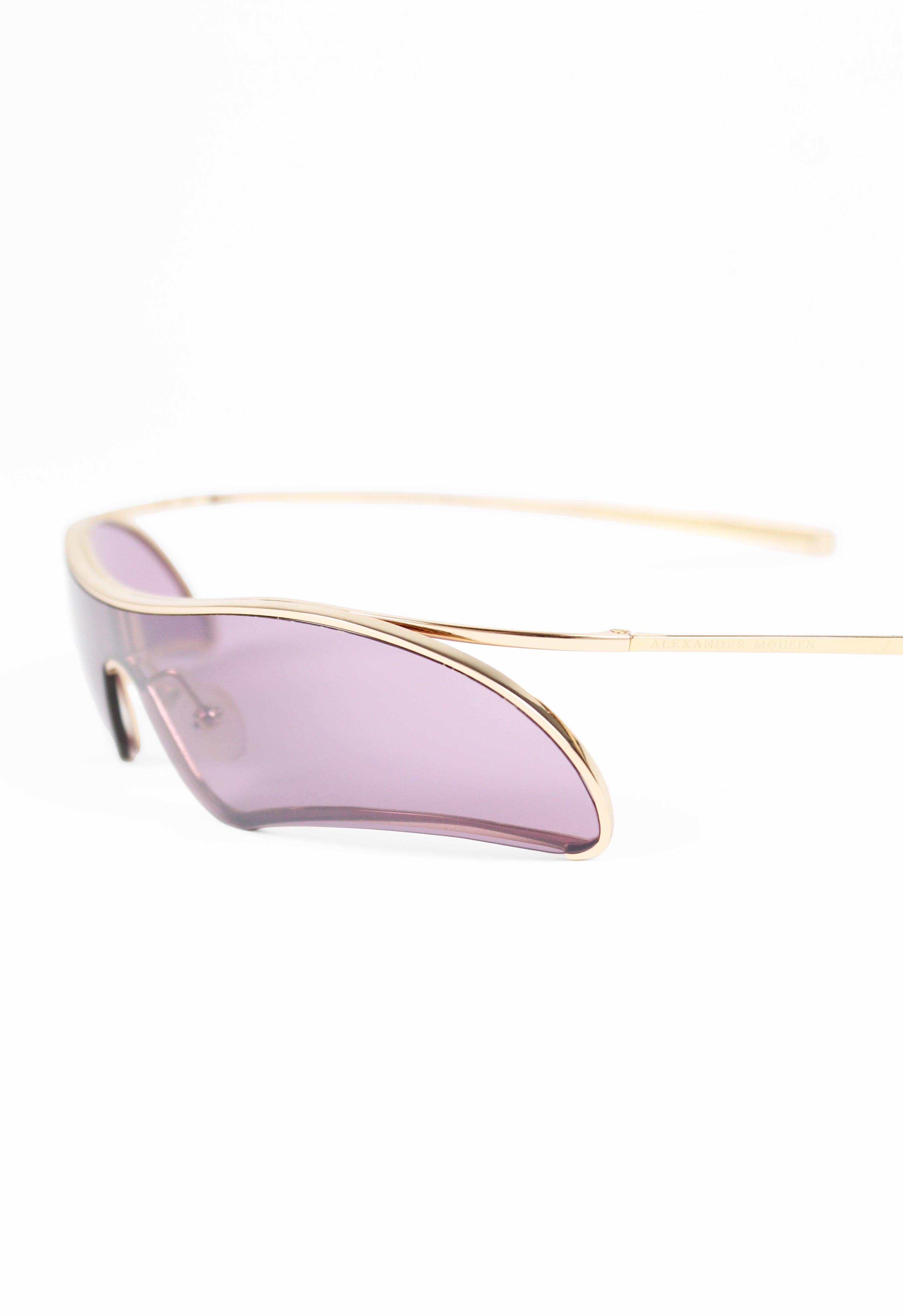 ALEXANDER MCQUEEN 2000'S EXTREME CURVED WRAPAROUND SUNGLASSES
