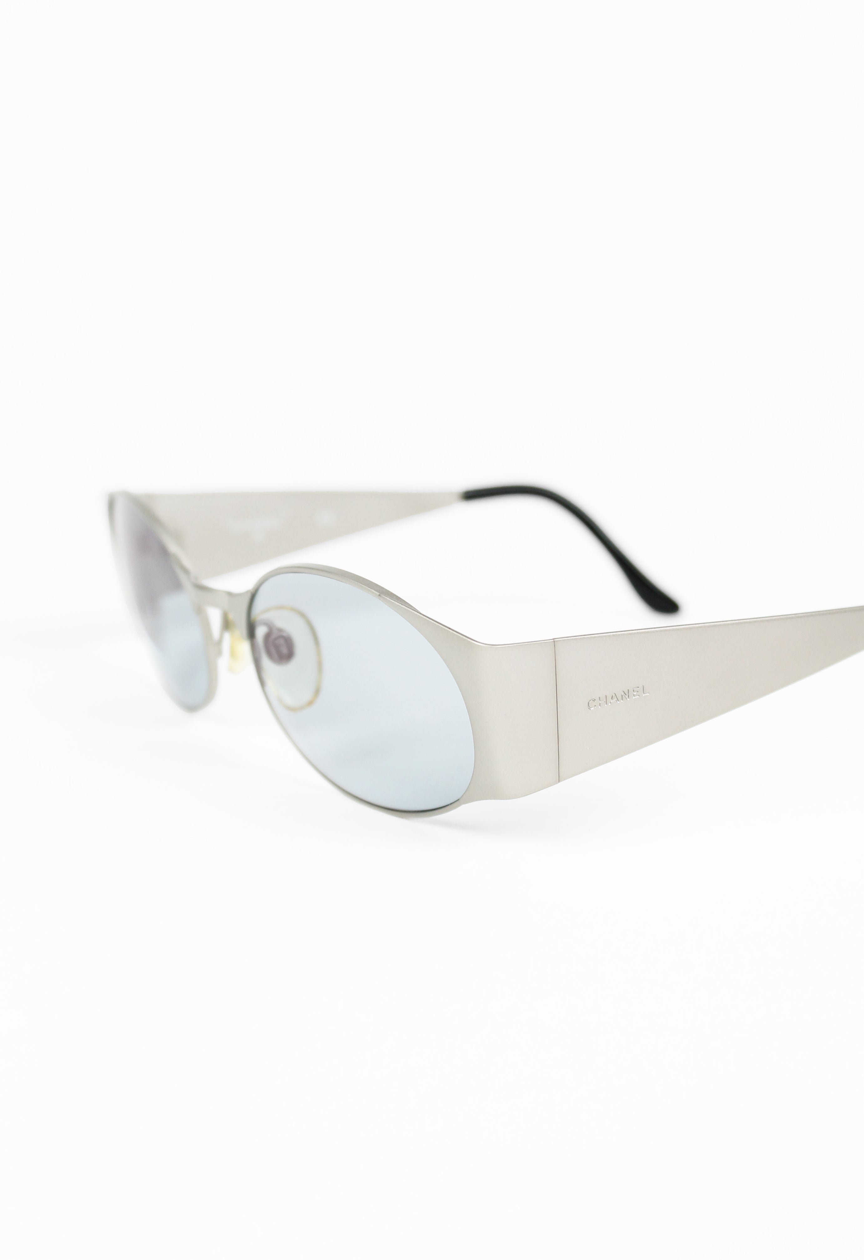 CHANEL SS 1996 SILVER GLASSES