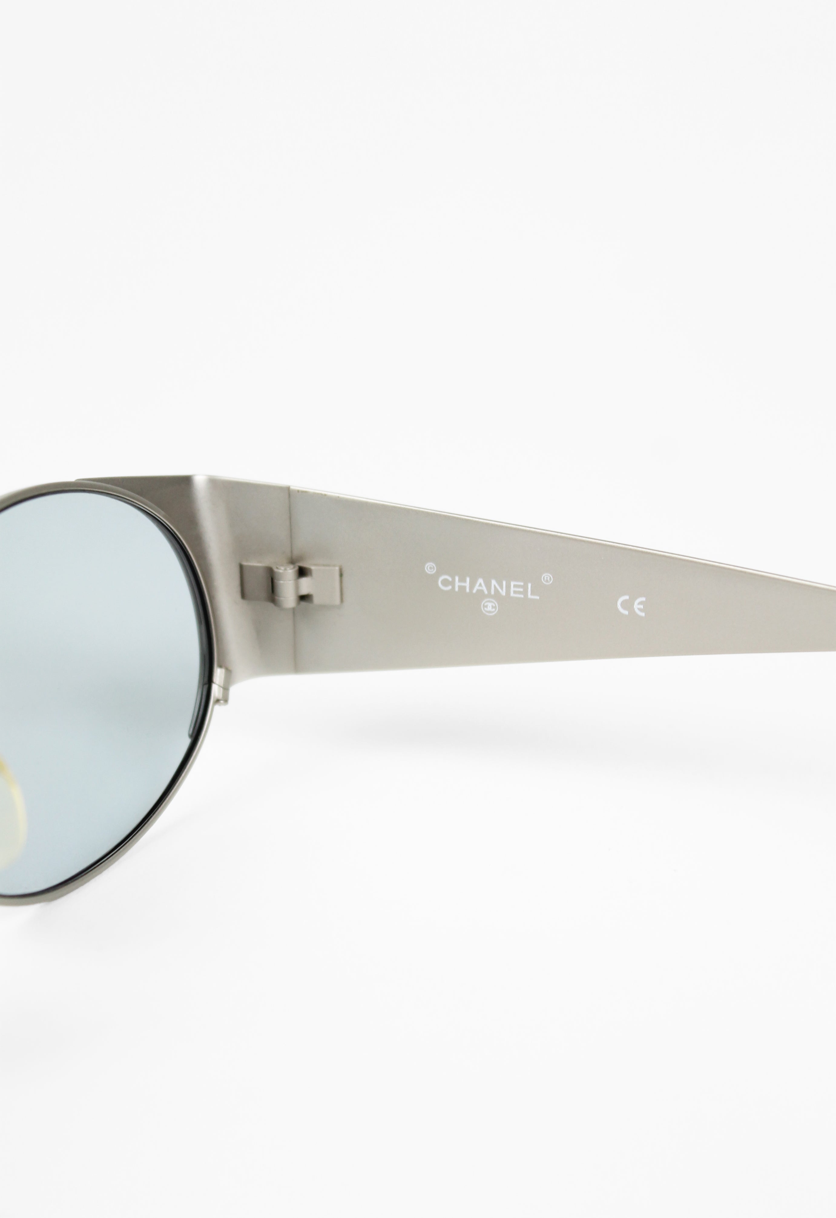 CHANEL SS 1996 SILVER GLASSES