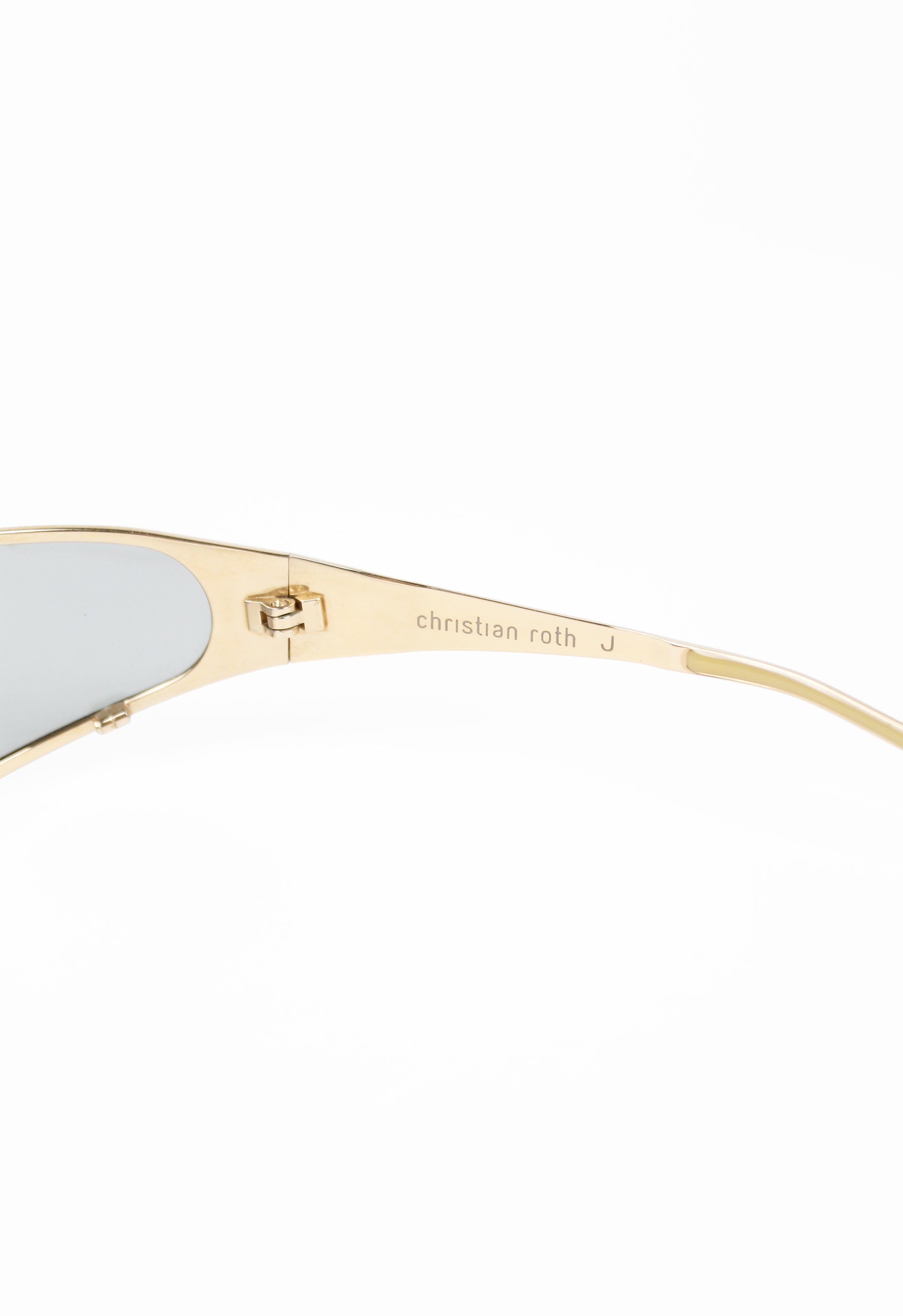 CHRISTIAN ROTH 2000 TITANIUM WRAPAROUND SUNGLASSES