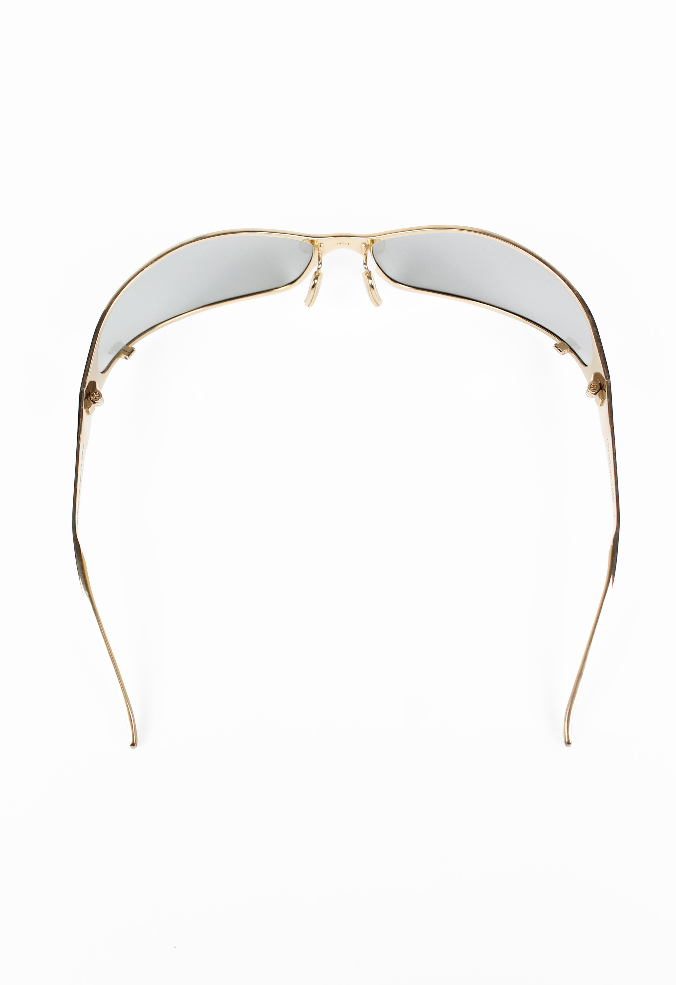 CHRISTIAN ROTH 2000 TITANIUM WRAPAROUND SUNGLASSES