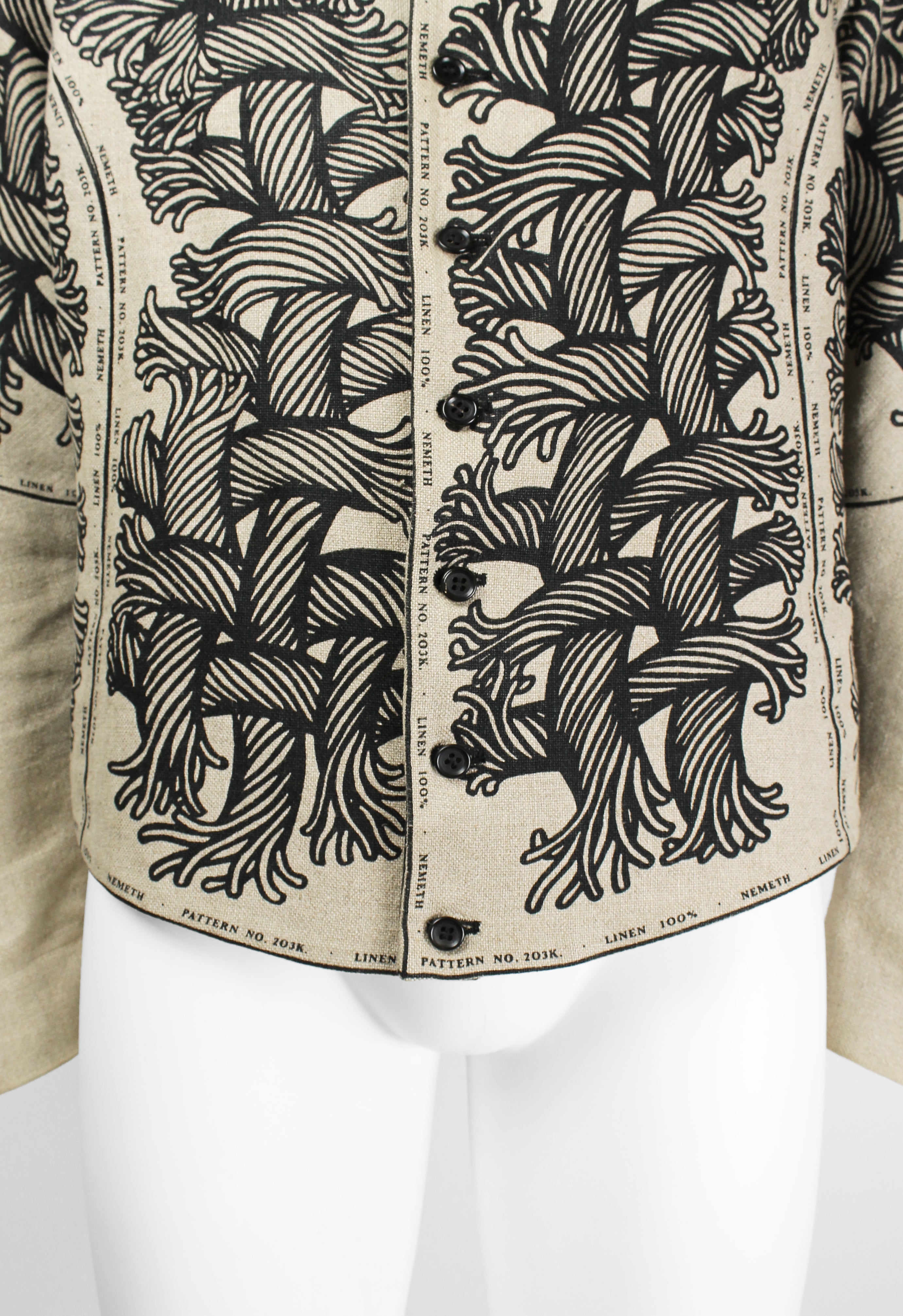 CHRISTOPHER NEMETH LINEN ROPE JACKET