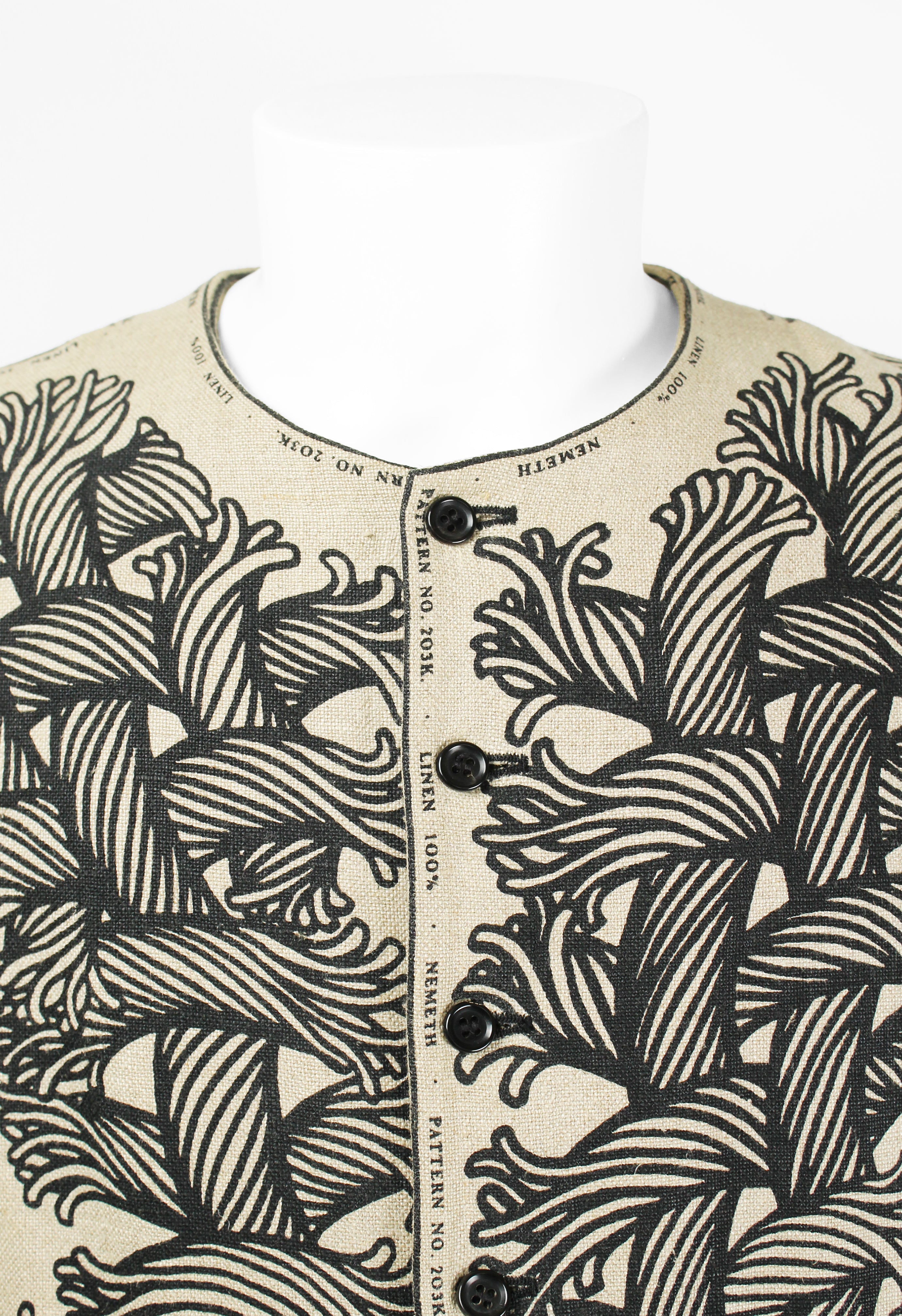 CHRISTOPHER NEMETH LINEN ROPE JACKET