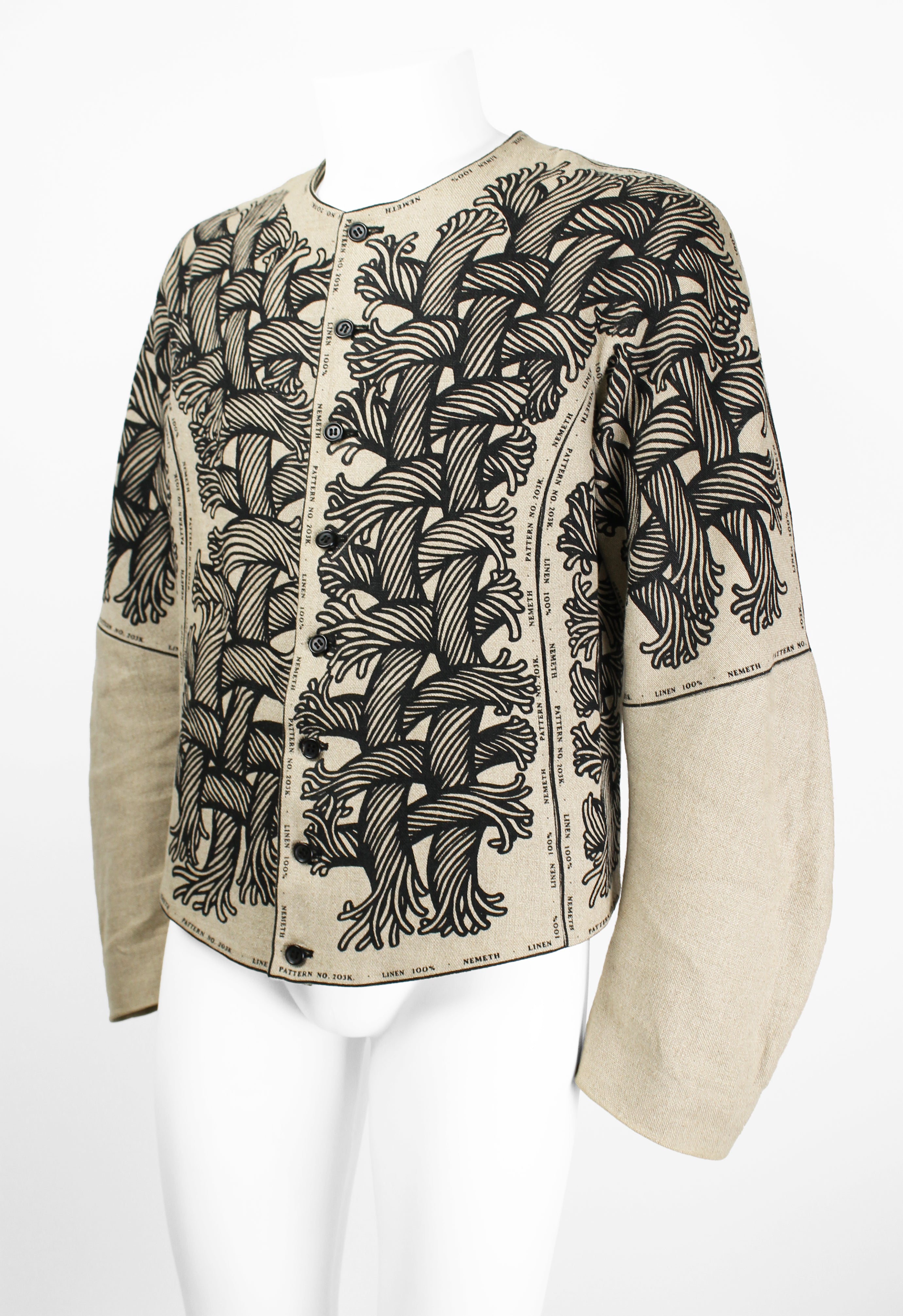 CHRISTOPHER NEMETH LINEN ROPE JACKET