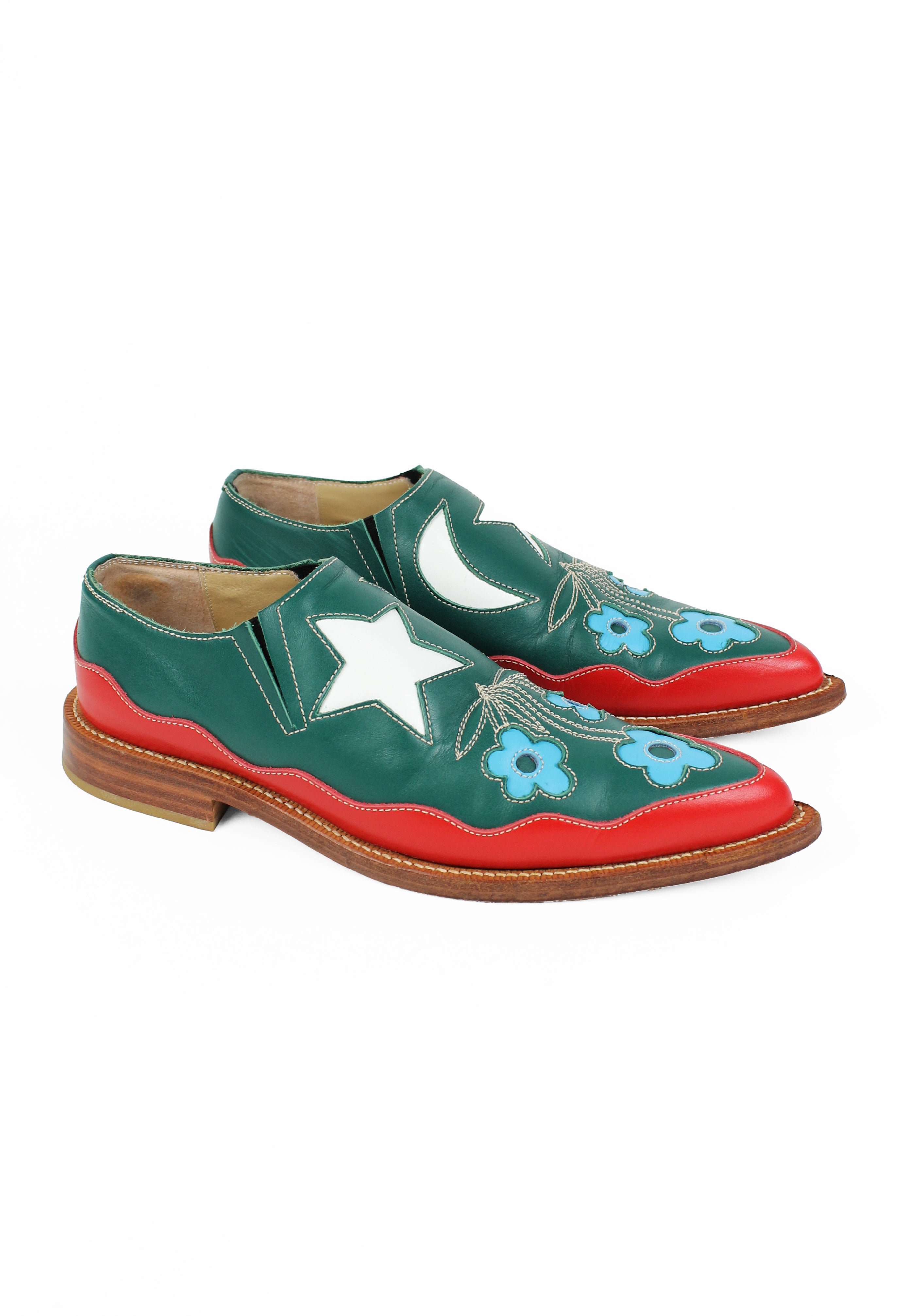 1999 S/S COMME des GARÇONS ローファー　レザーシューズ COMME DES GARCONS FW 1999 STAR COWBOY SHOES – THE 543