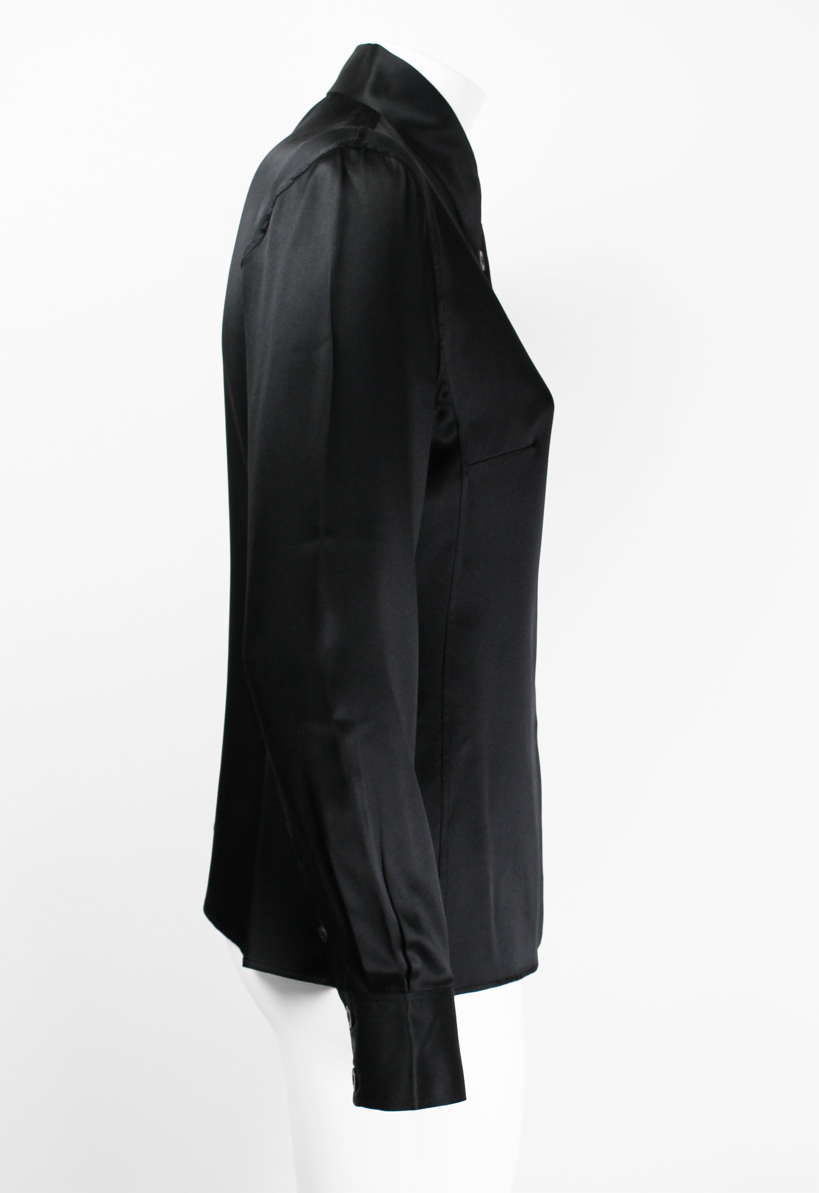 GUCCI TOM FORD FW 1995 BLACK SILK SHIRT