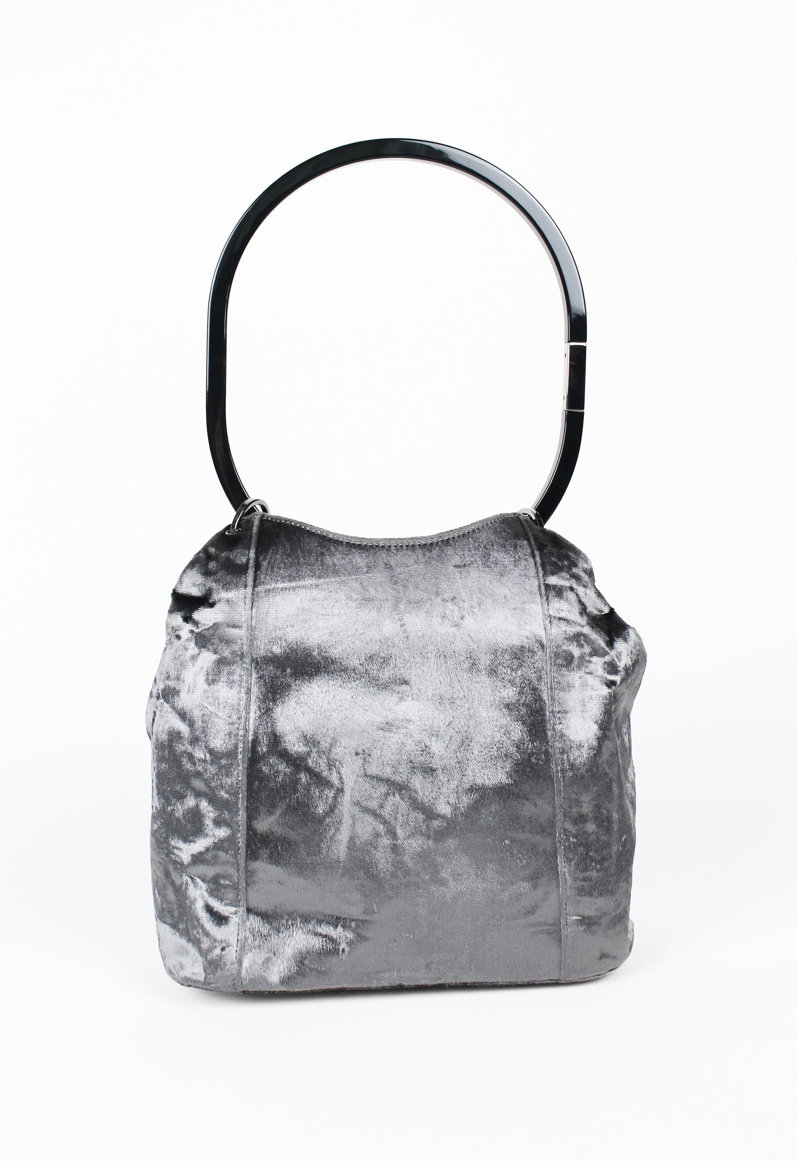 GUCCI TOM FORD FW 1999 SILVER VELVET RING BAG – THE 543