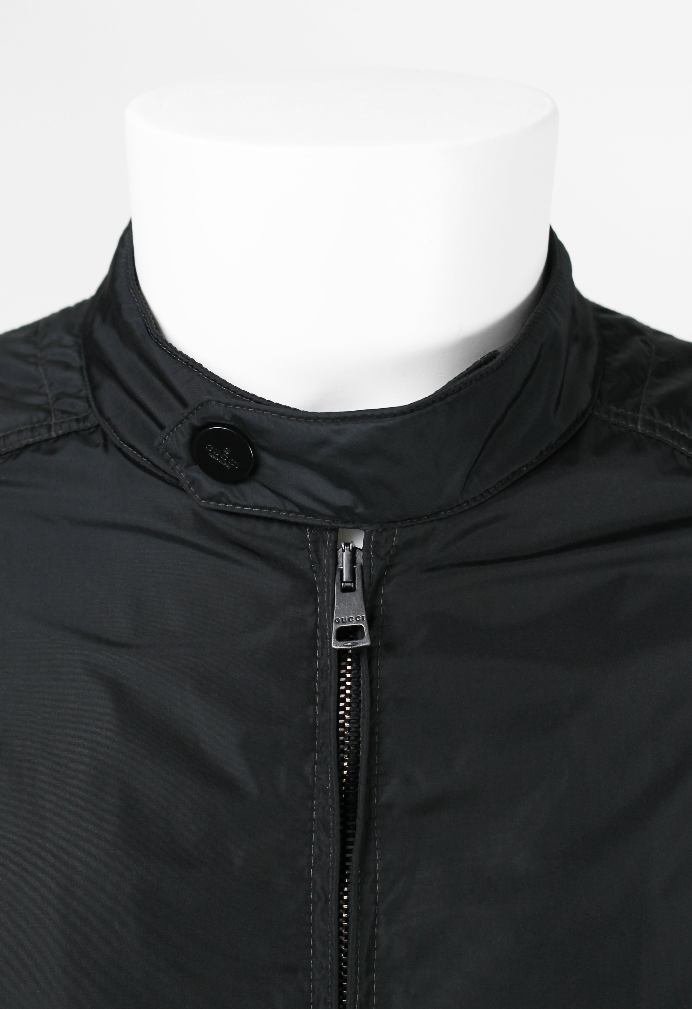 GUCCI TOM FORD SS 1999 BLACK NYLON RACER JACKET