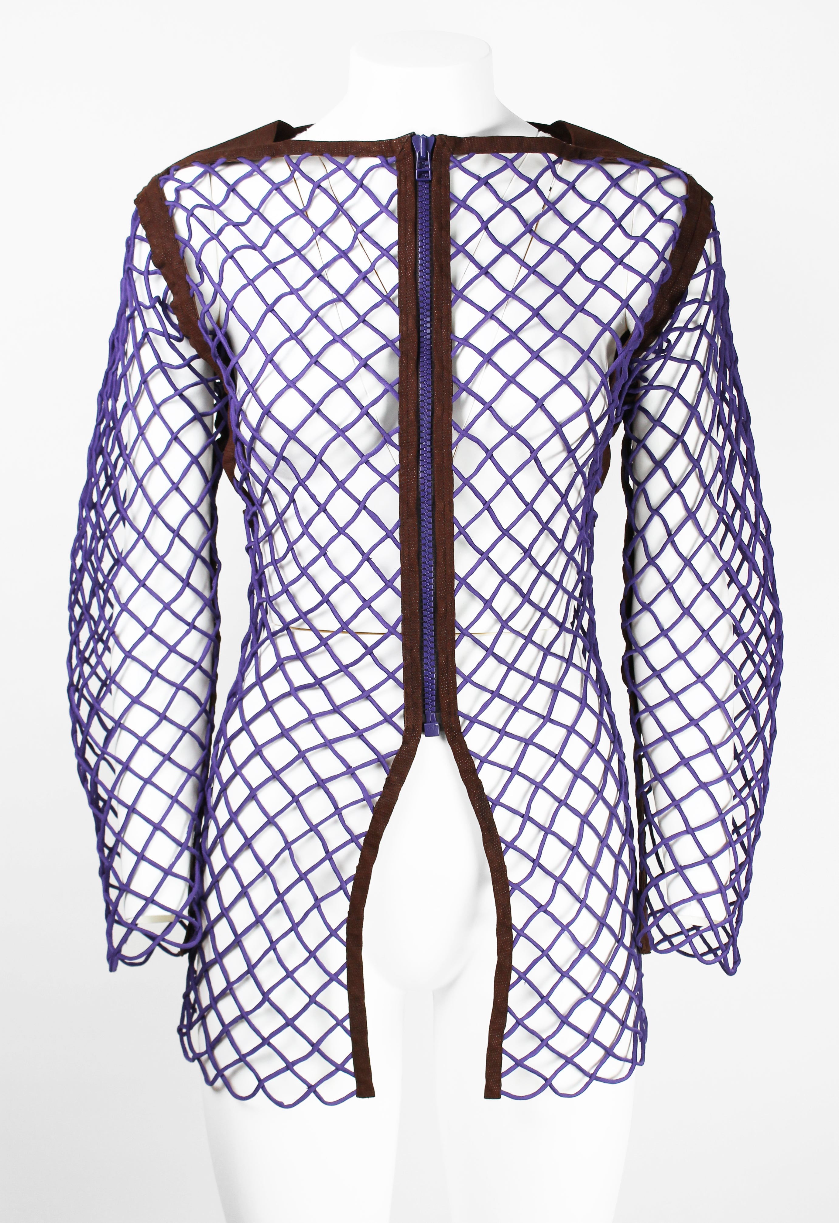 ISSEY MIYAKE SS 1994 WIDE MESH ZIP JACKET