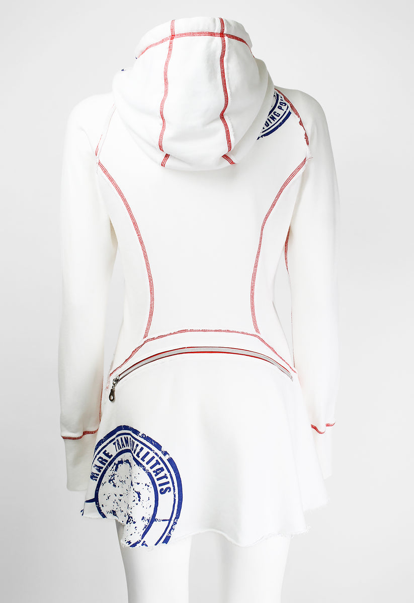 ISSEY MIYAKE FW 2004 GRAPHIC HOODIE WITH BACK ZIP – THE 543