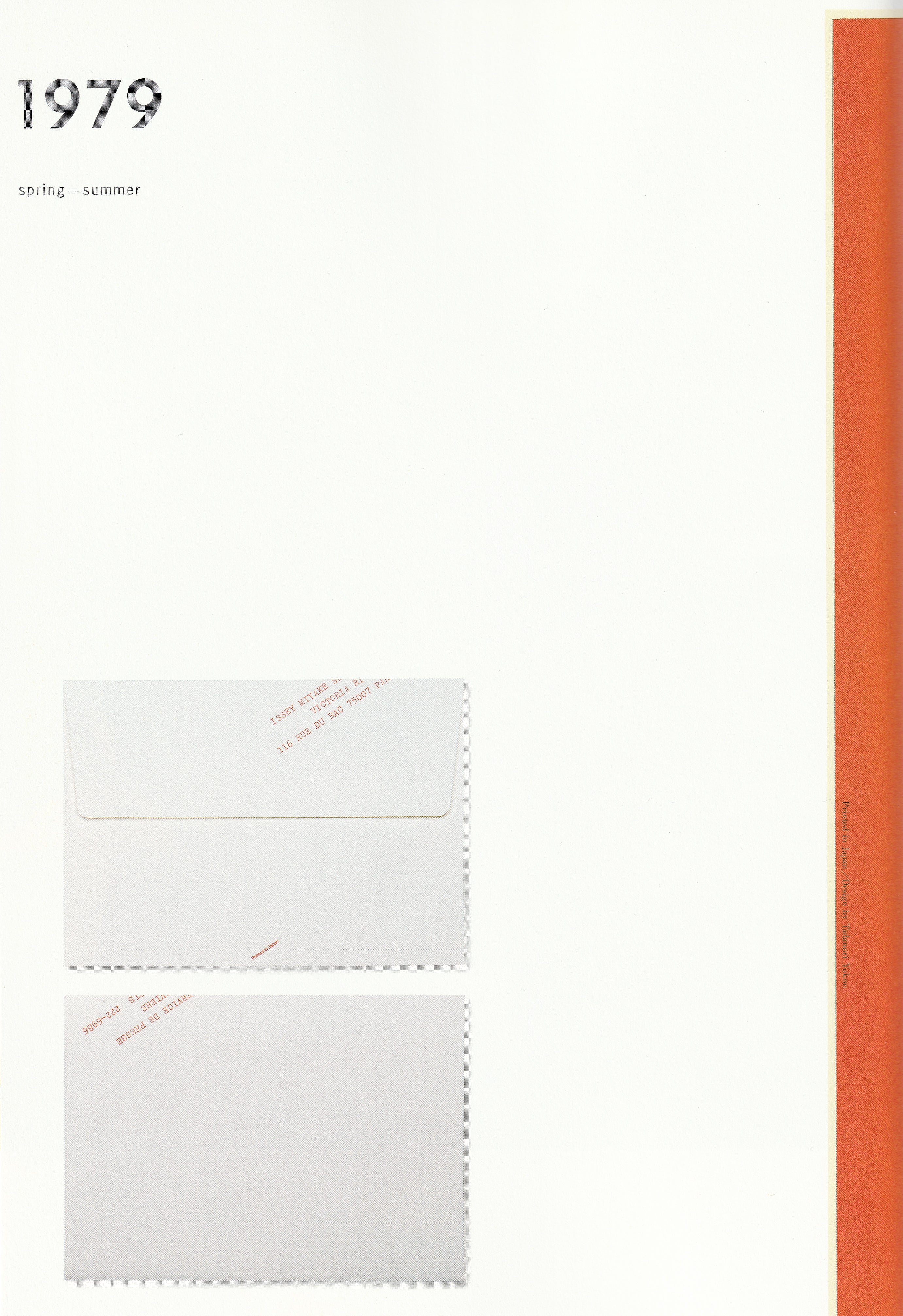 ISSEY MIYAKE PARIS COLLECTIONS 1977-1999: INVITATIONS BY TADANORI YOKOO