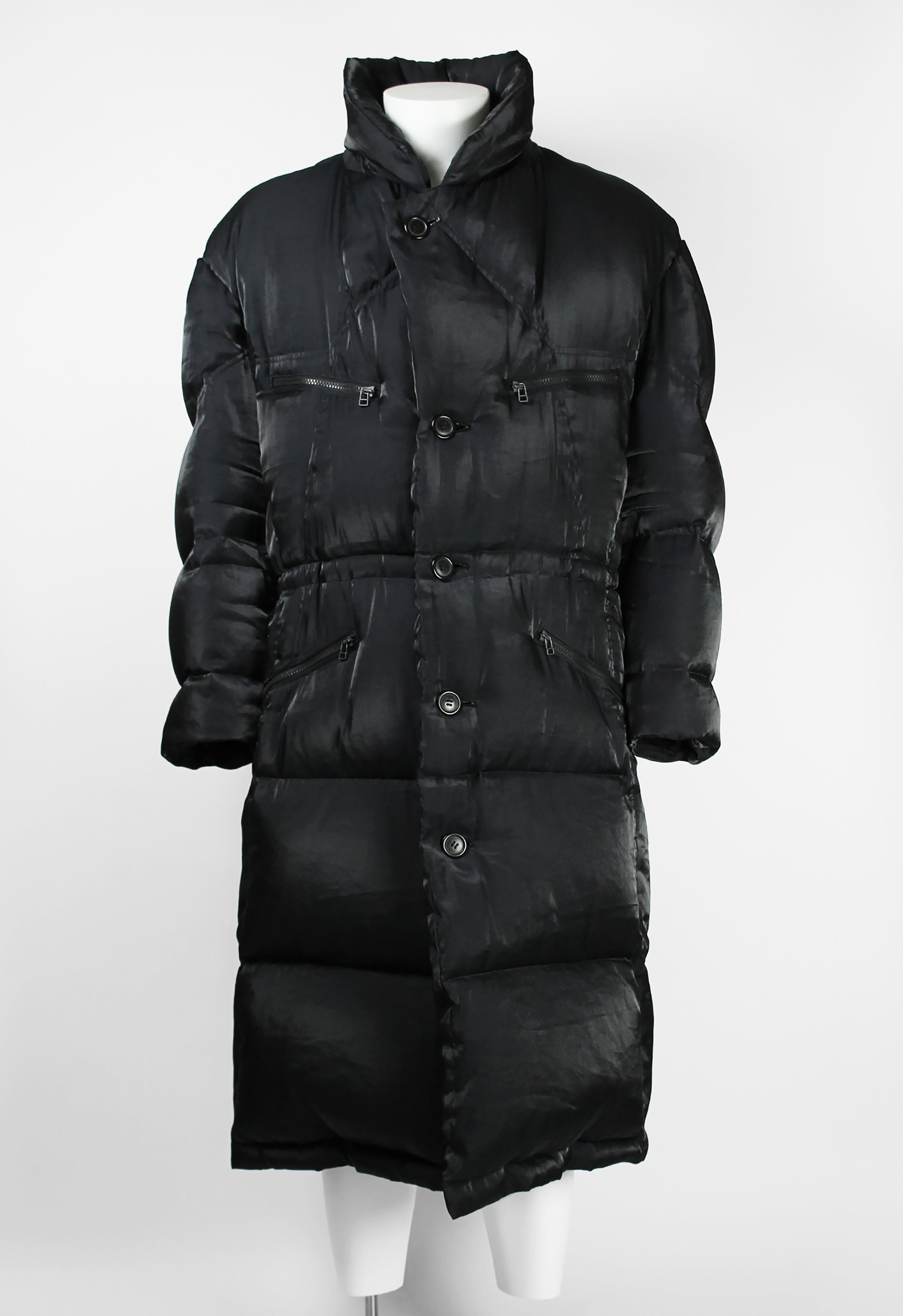 ISSEY MIYAKE MEN FW 1996 LONG METALLIC DOWN COAT