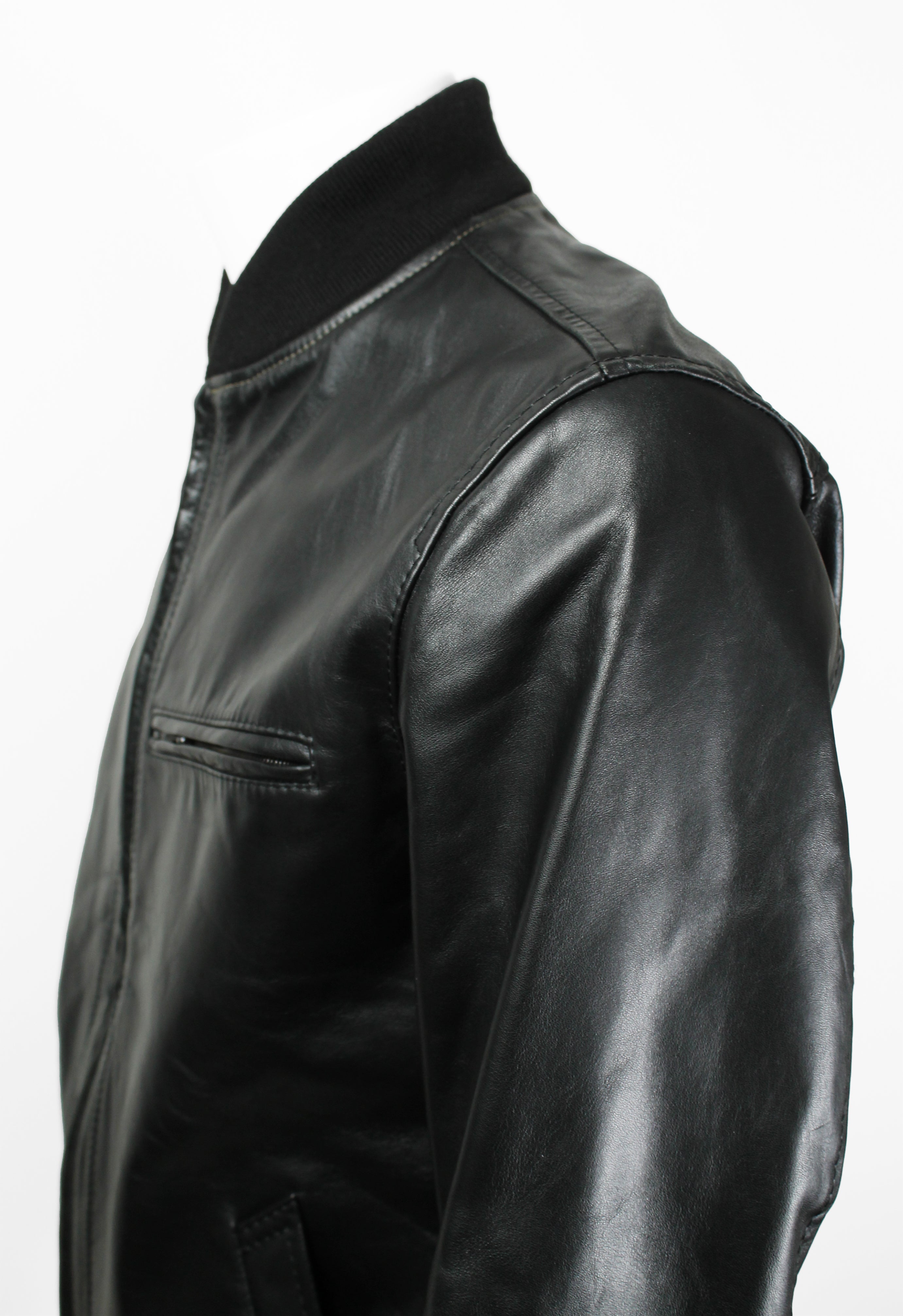 ISSEY MIYAKE MEN FW 2003 LEATHER JACKET