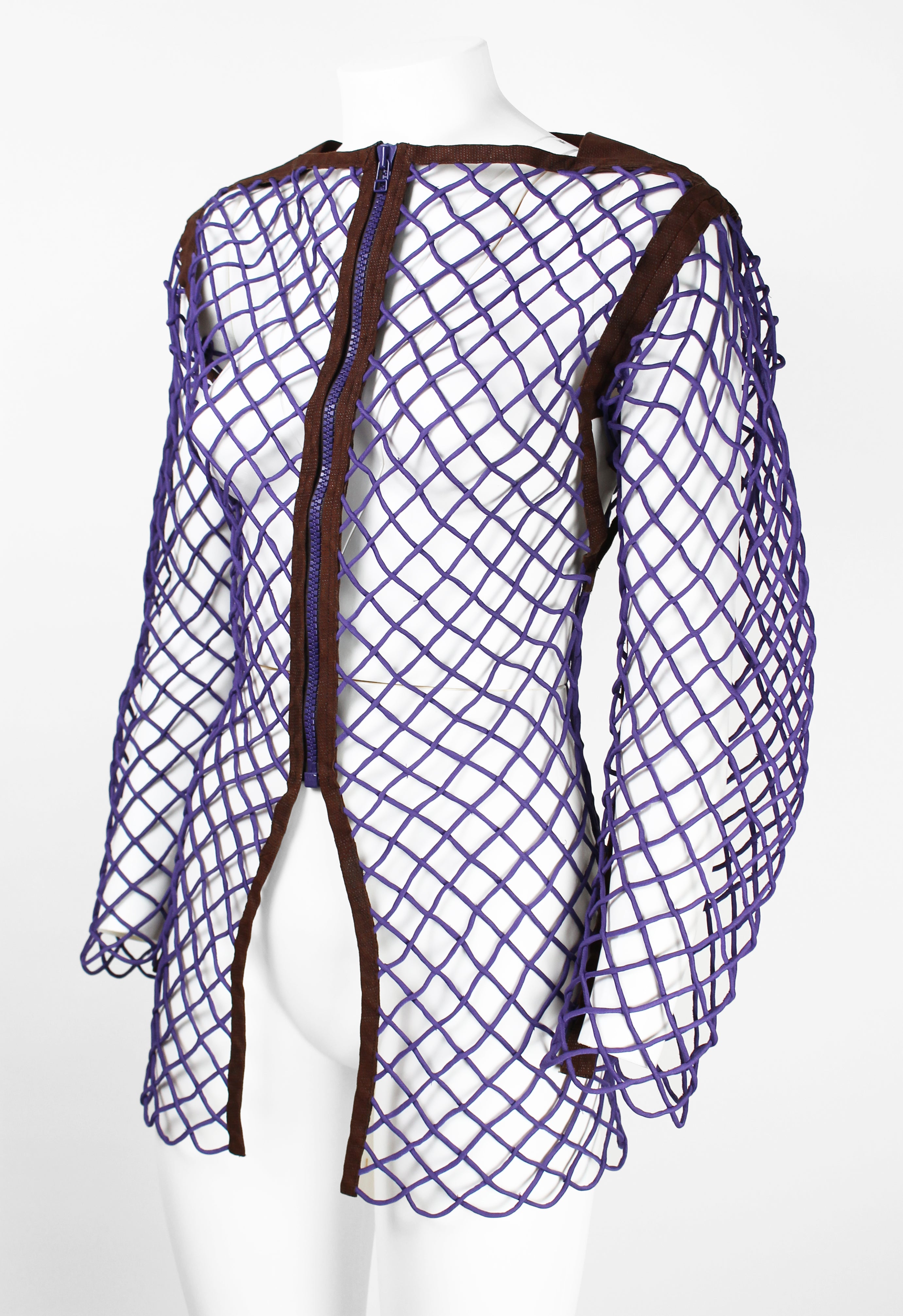 ISSEY MIYAKE SS 1994 WIDE MESH ZIP JACKET