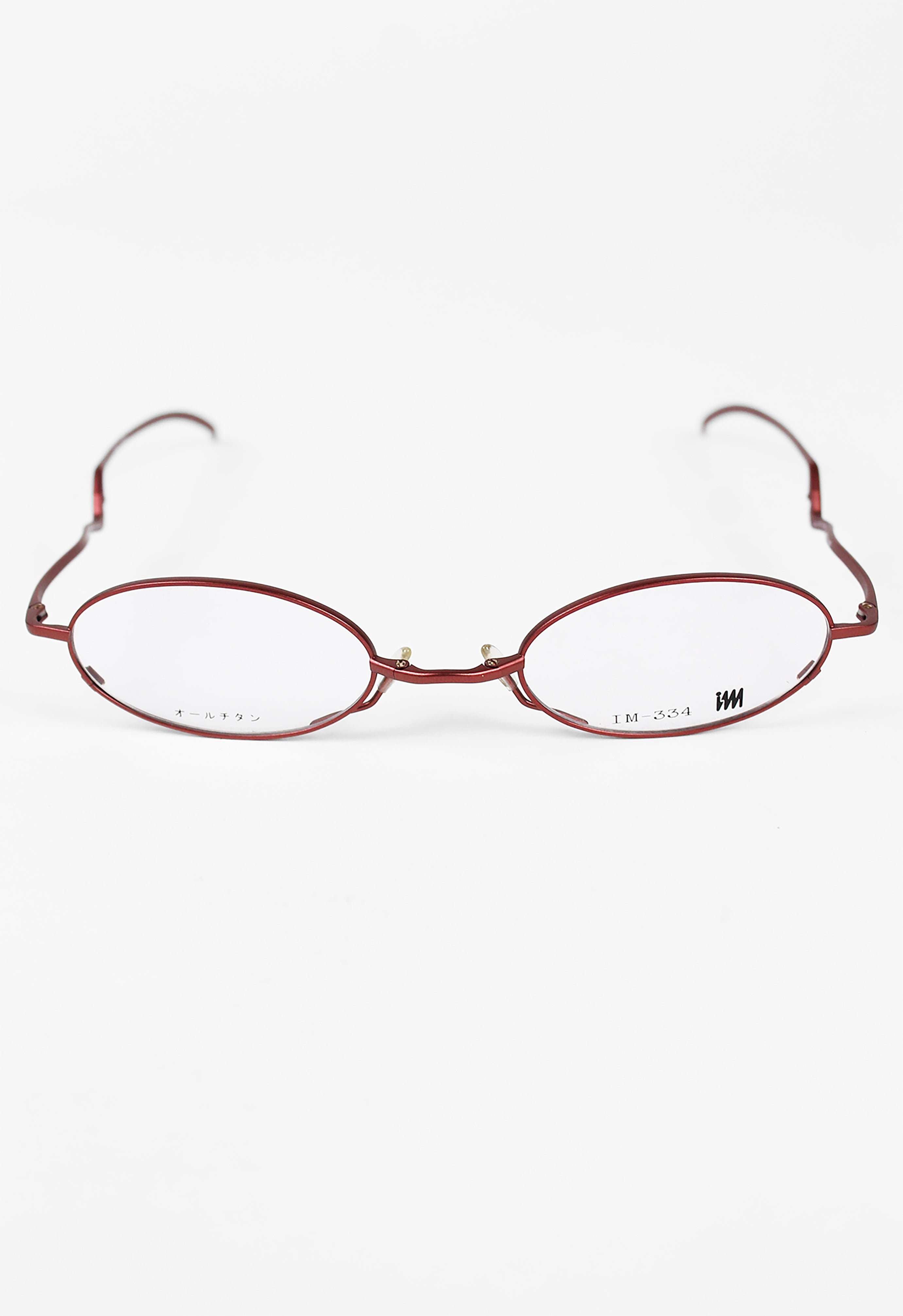 ISSEY MIYAKE FOLDABLE TITANIUM GLASSES WITH PILL CASE