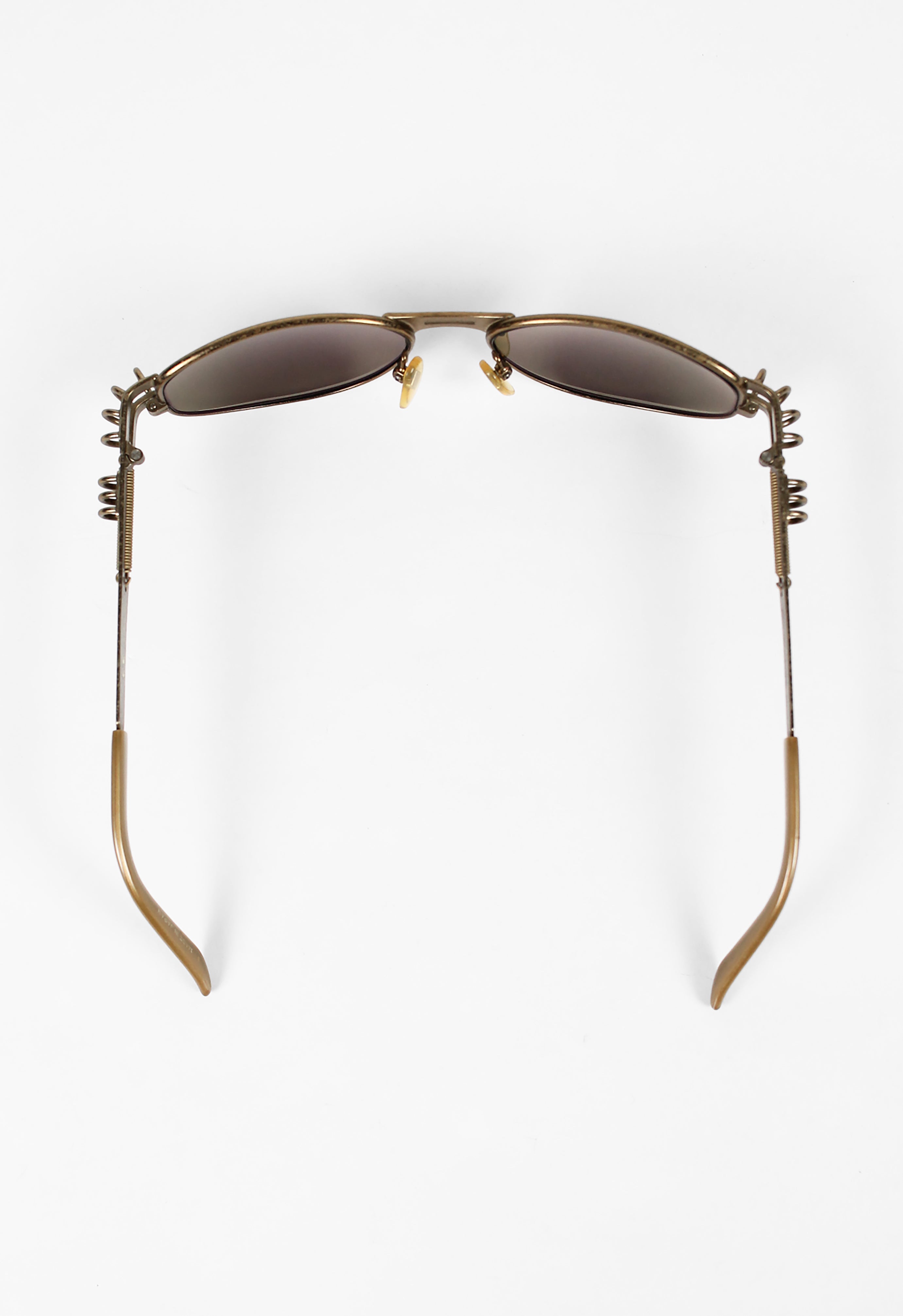 JEAN PAUL GAULTIER 1990'S SPRING AND HOOP PIERCING SUNGLASSES