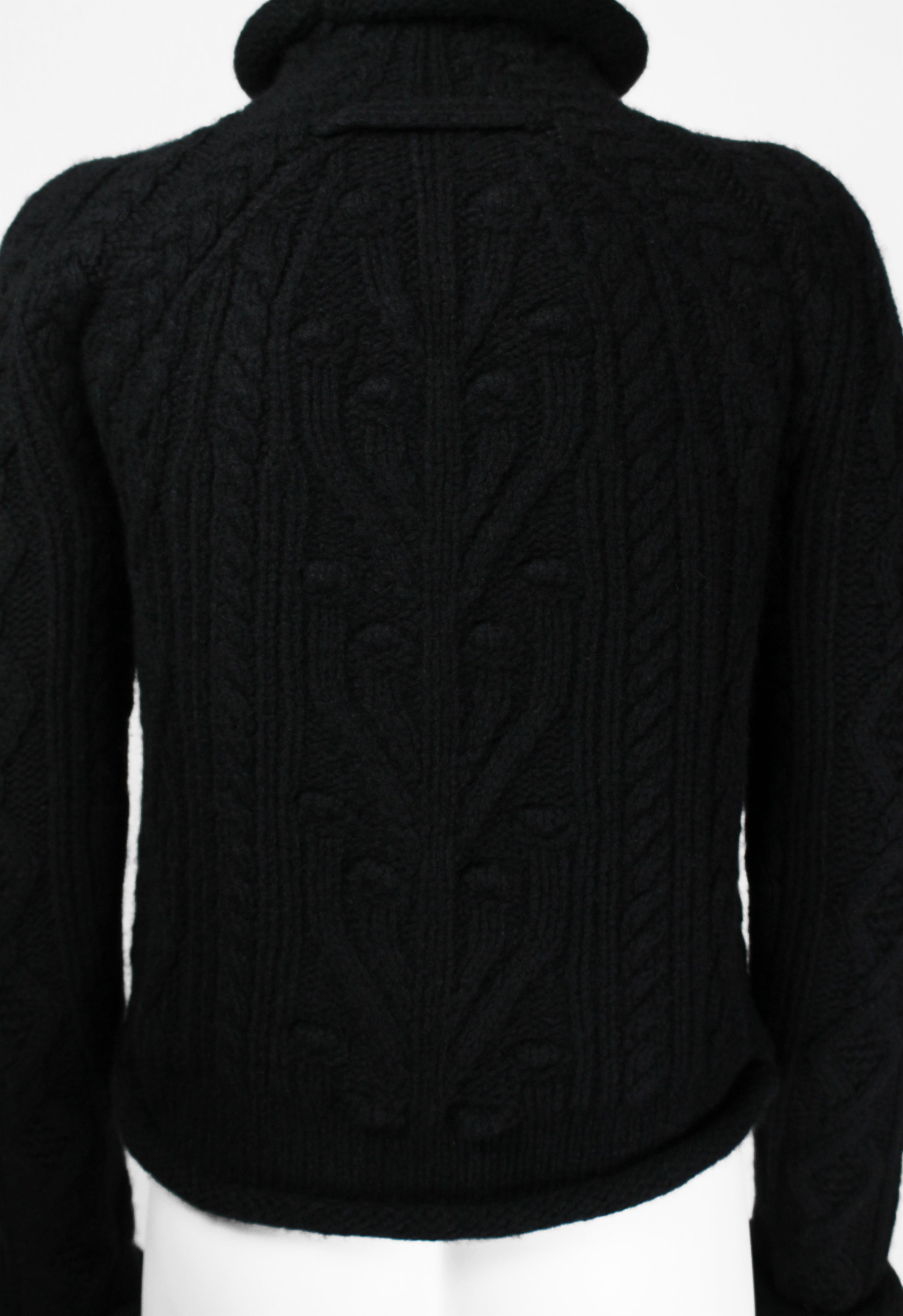 JEAN PAUL GAULTIER FW 1999 TUBE COLLAR CROPPED KNIT