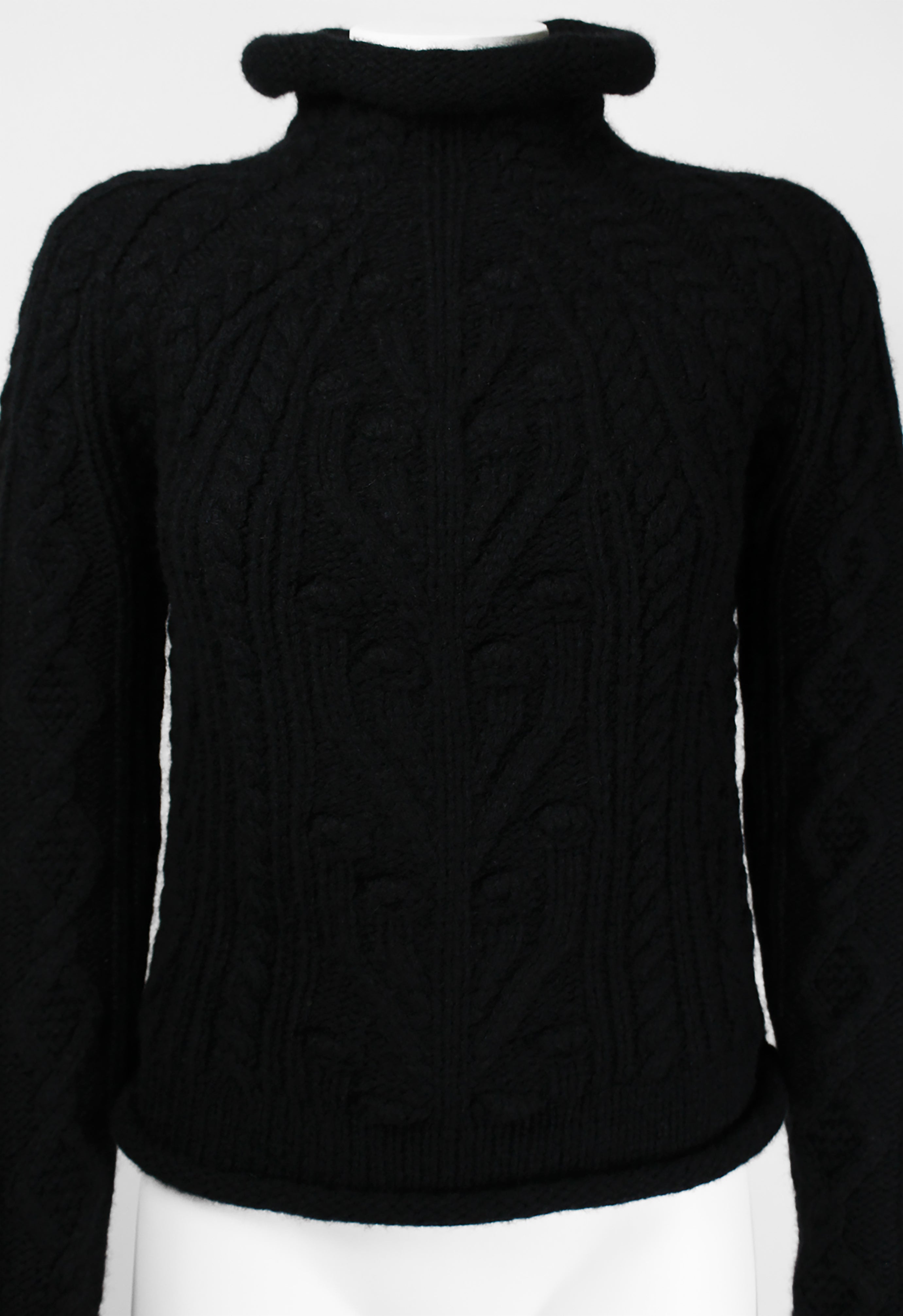 JEAN PAUL GAULTIER FW 1999 TUBE COLLAR CROPPED KNIT