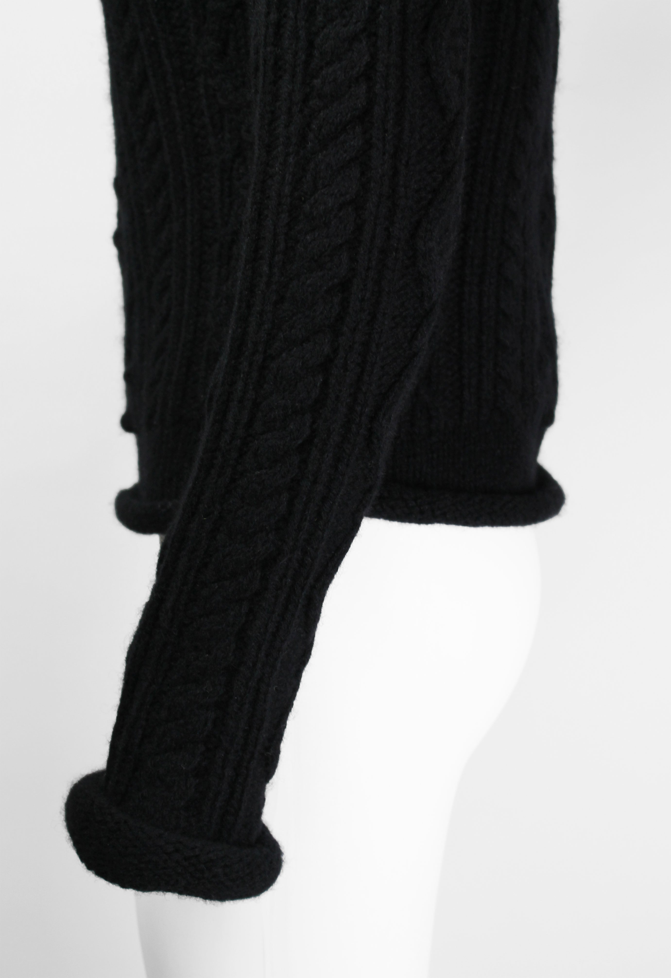 JEAN PAUL GAULTIER FW 1999 TUBE COLLAR CROPPED KNIT