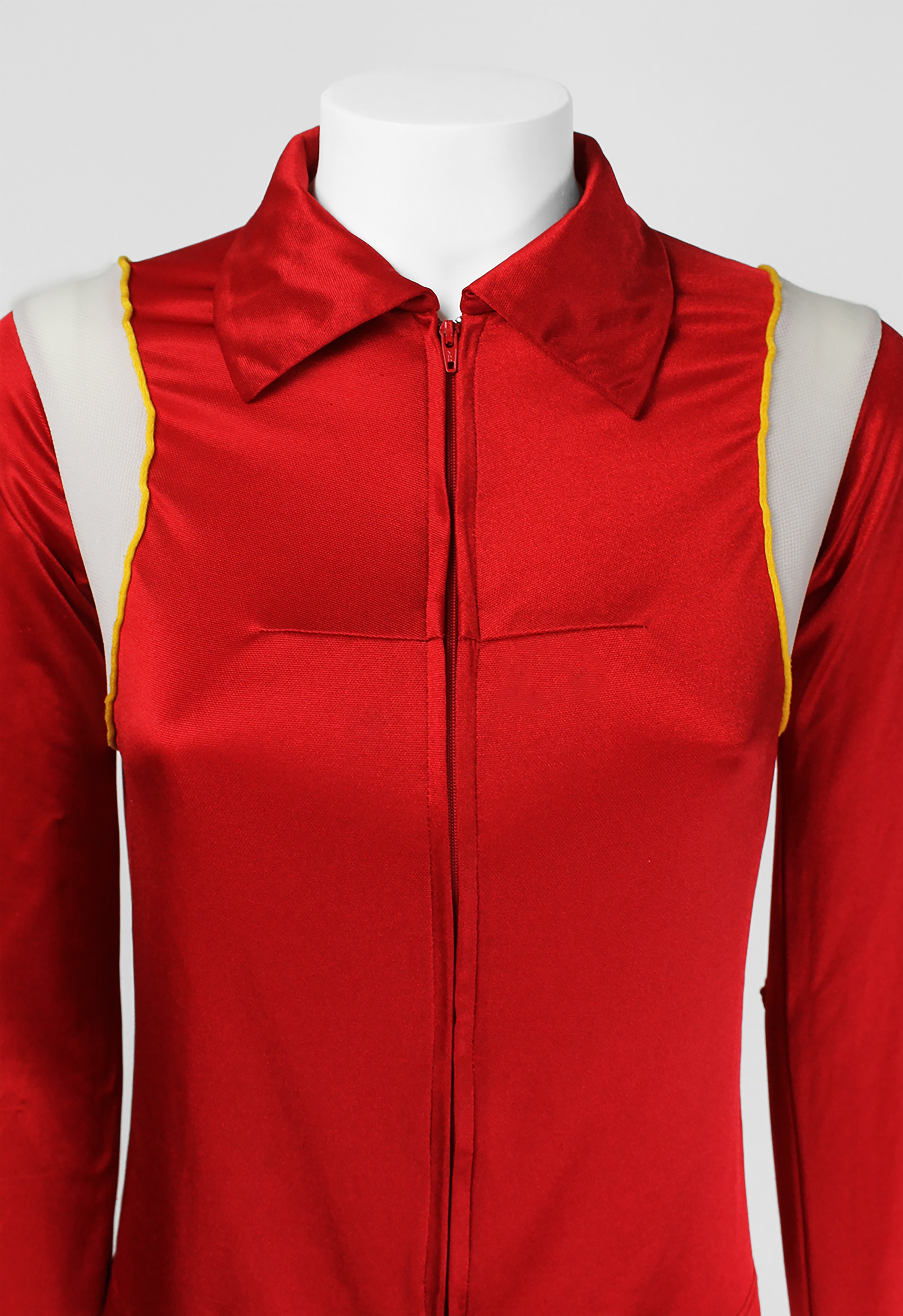 JUNYA WATANABE SS 1996 ZIP UP TRACK TOP WITH ELBOW SLIT