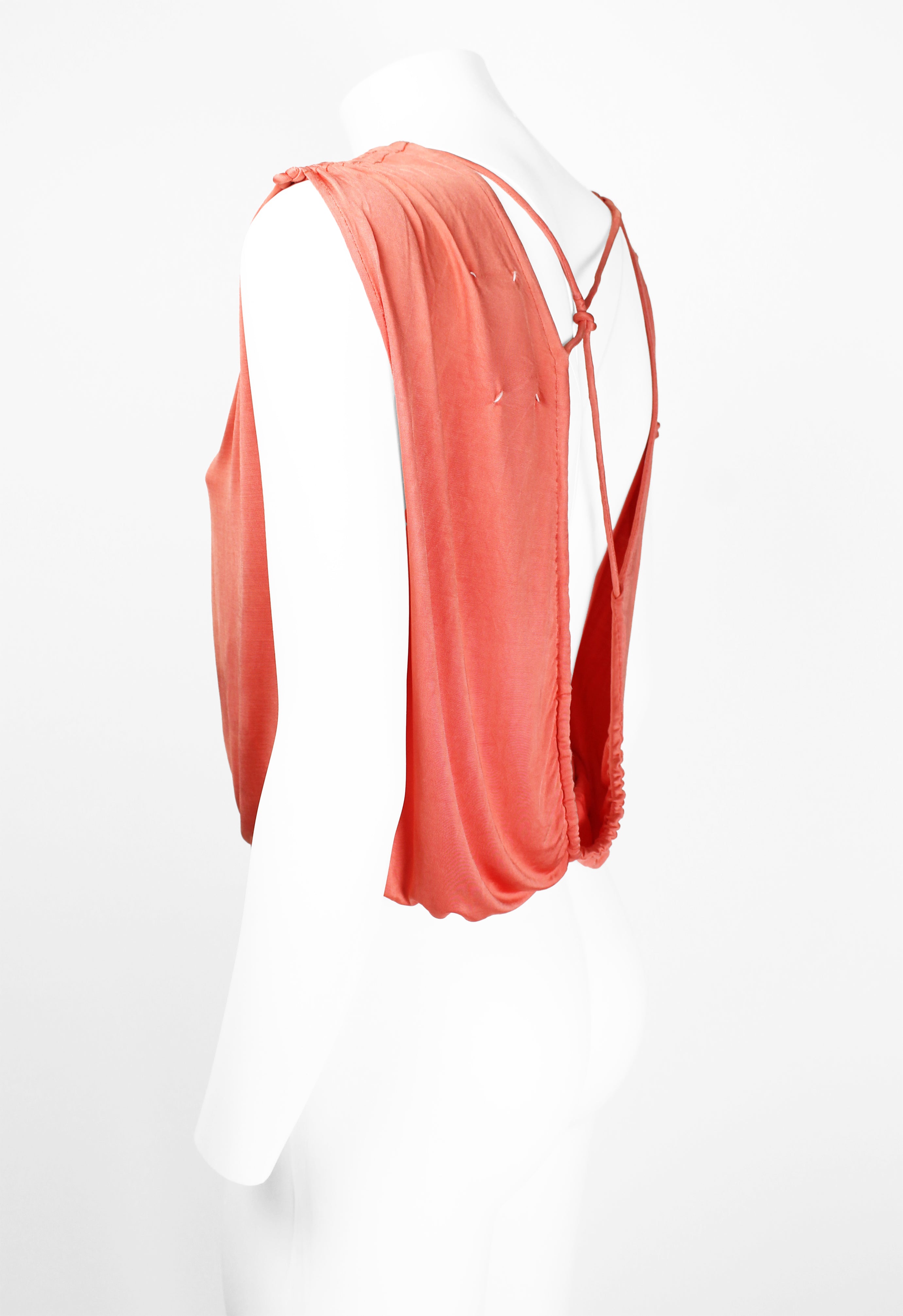 MAISON MARTIN MARGIELA SS 2008 ASYMMETRIC STRAP OPEN TOP