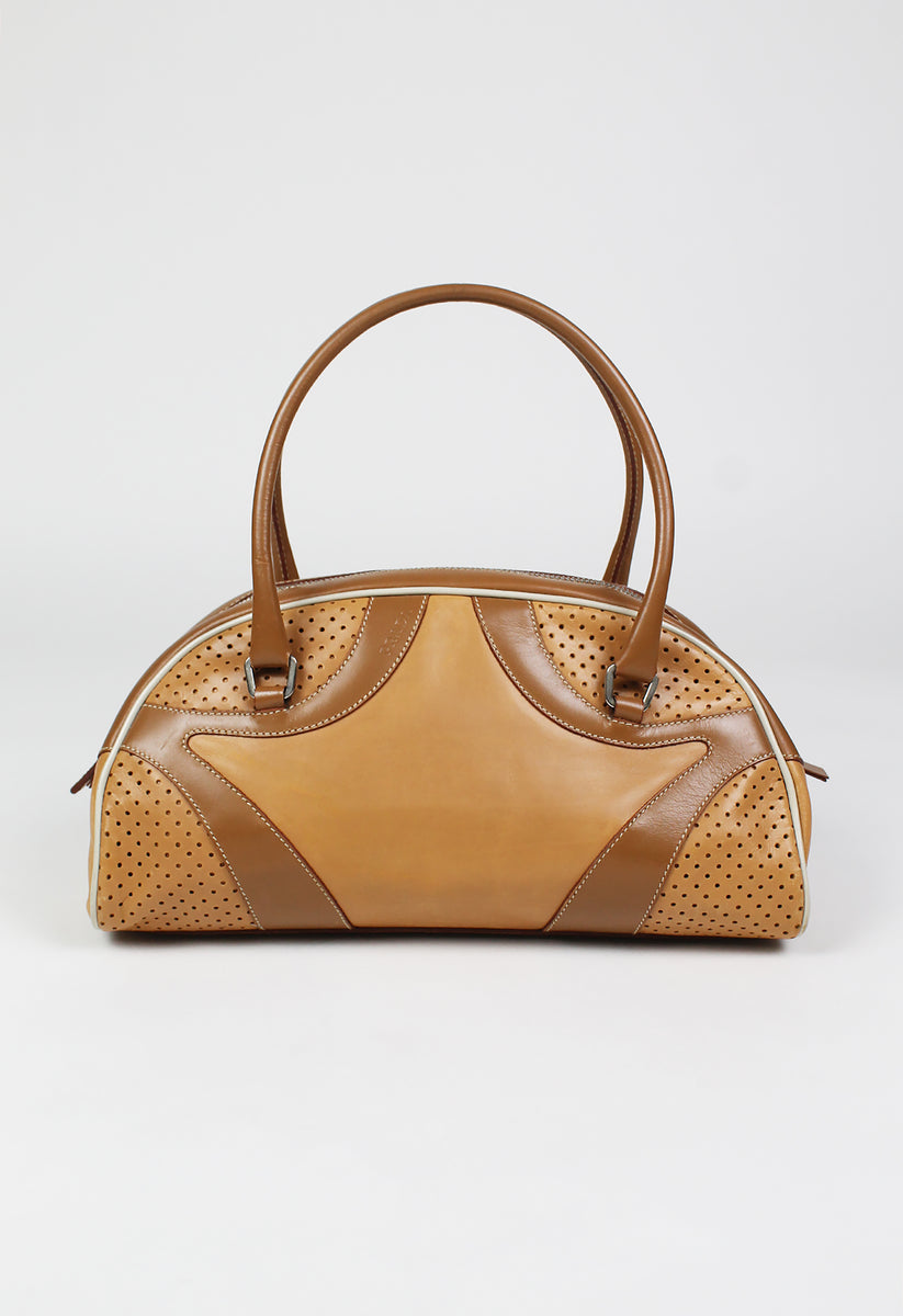 PRADA SS 2000 LEATHER BOWLING BAG THE 543