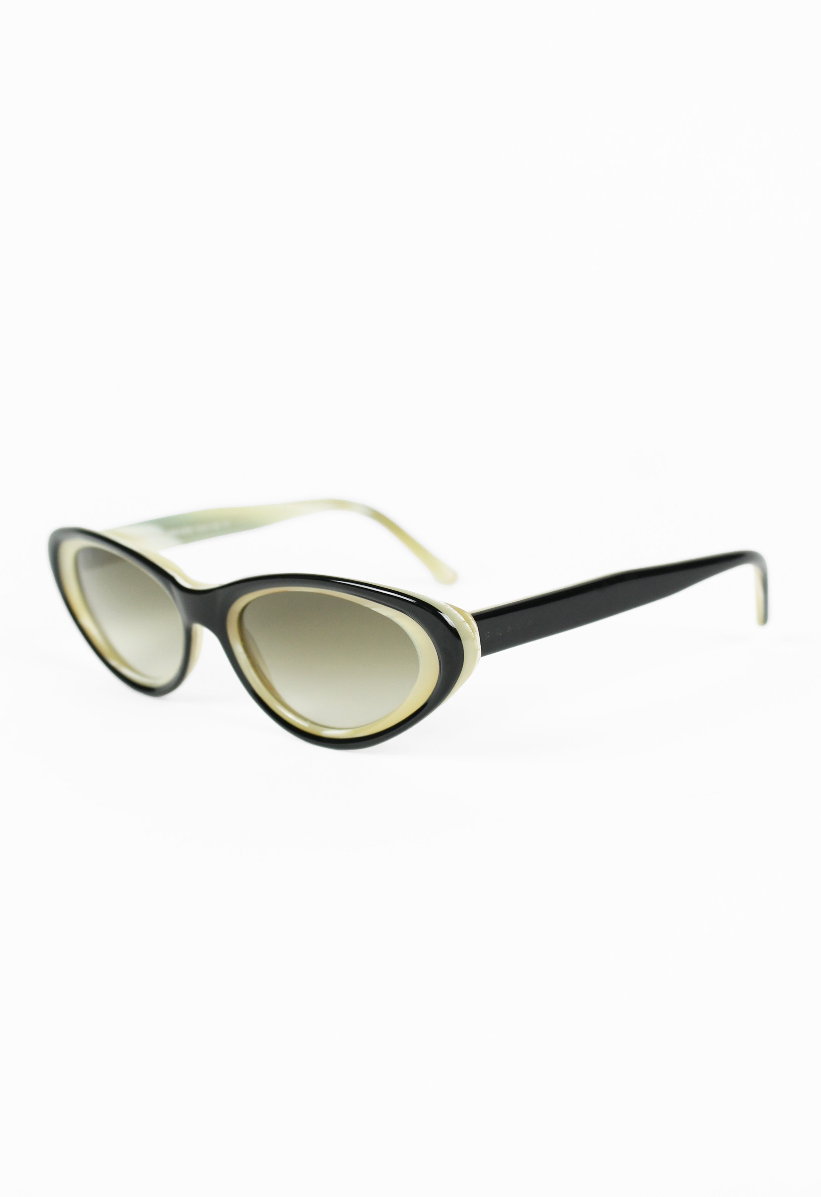 PRADA SS 2001 HORN-EFFECT CAT EYE SUNGLASSES