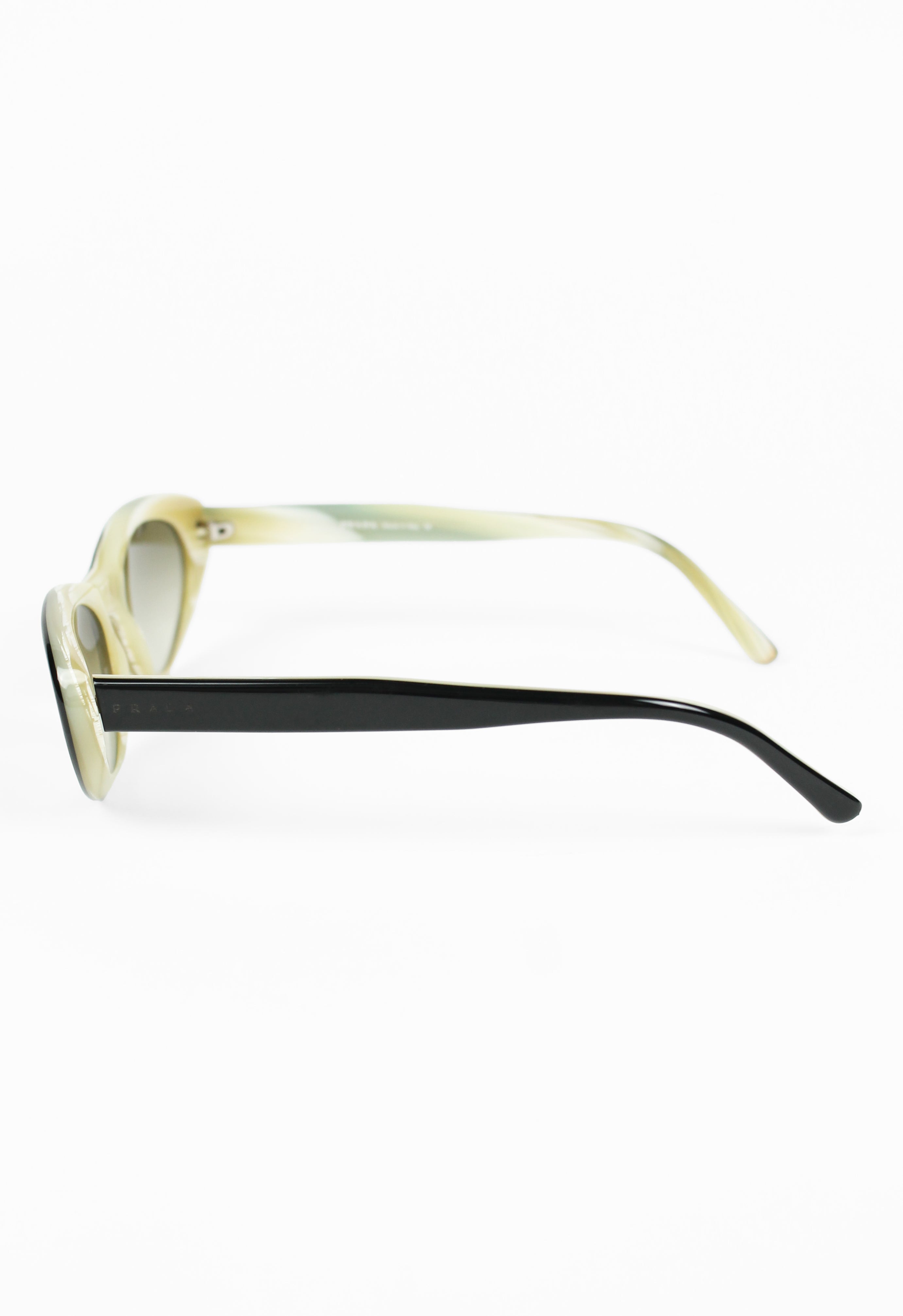 PRADA SS 2001 HORN-EFFECT CAT EYE SUNGLASSES