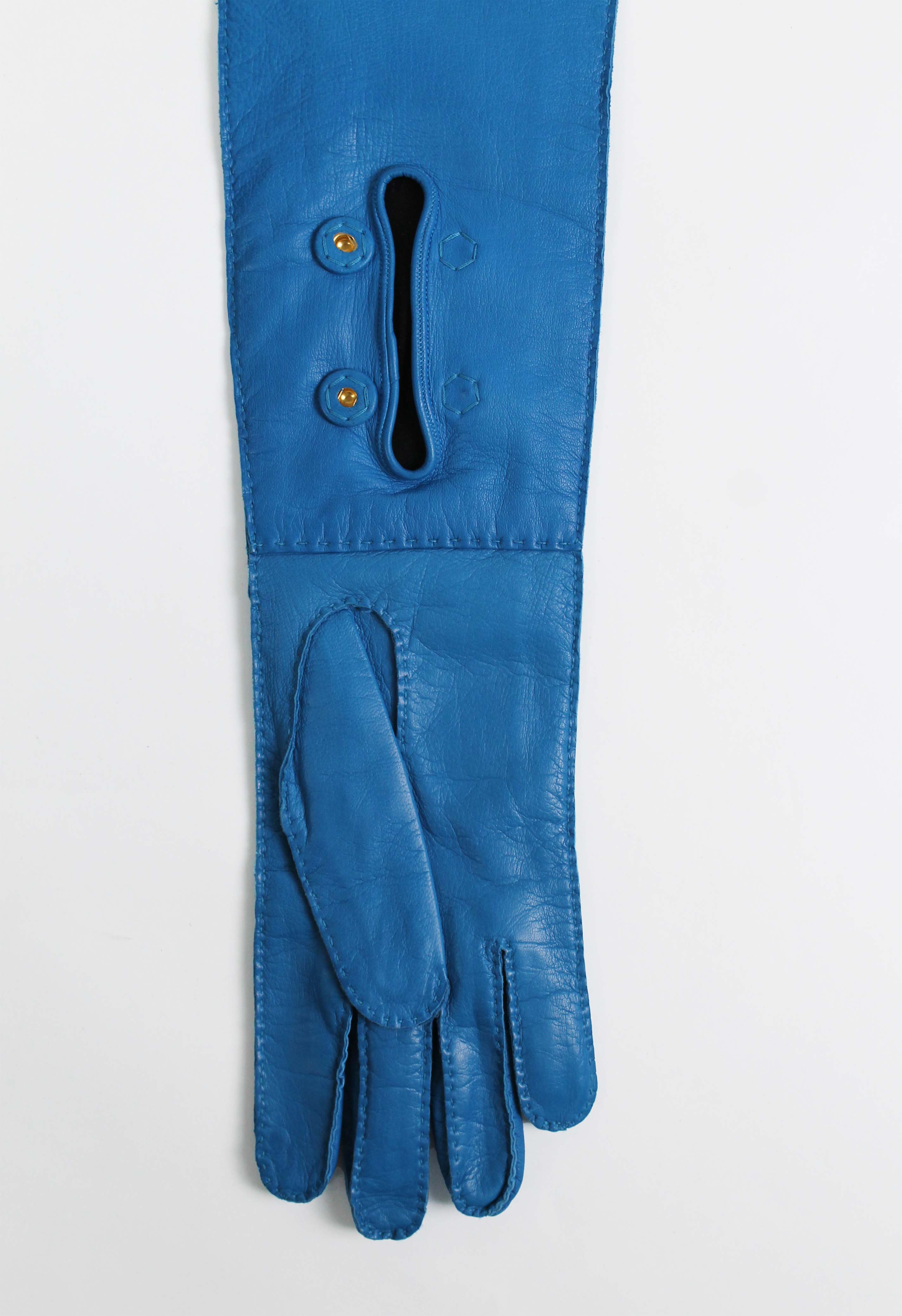 PRADA FW 2015 NAPPA LEATHER GLOVES