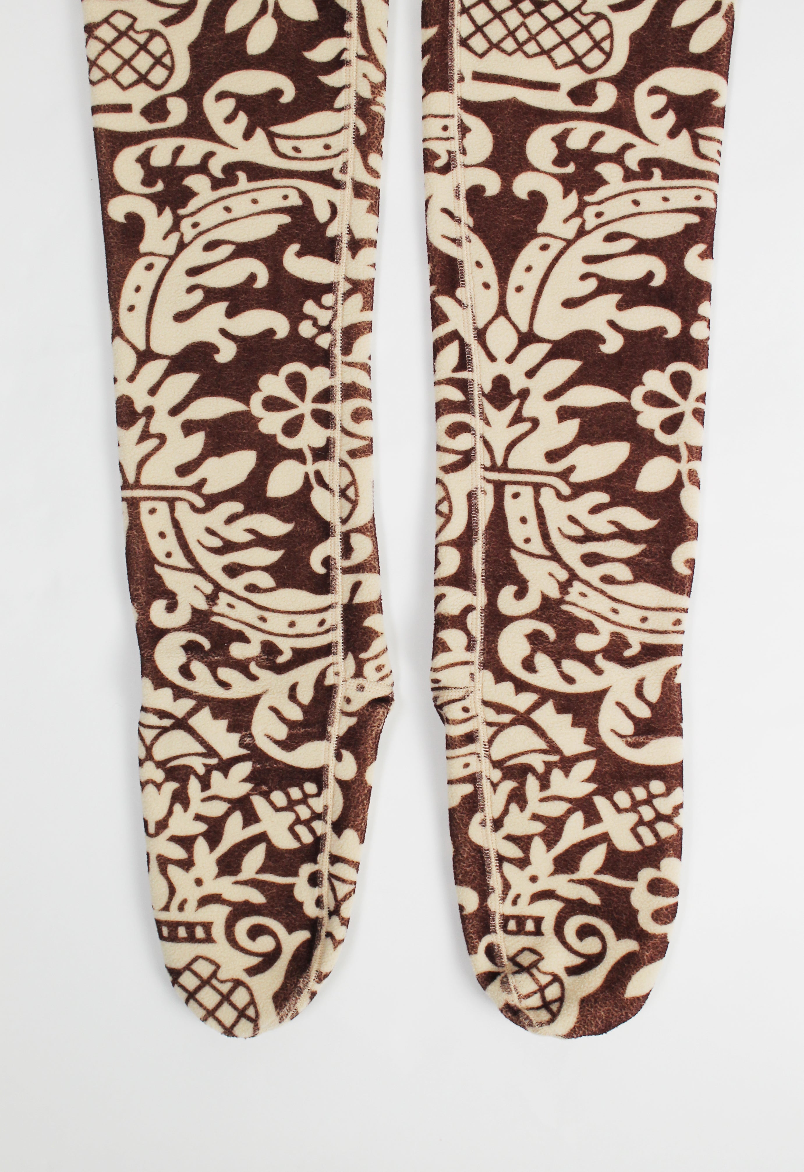 COMME DES GARCONS FW 2009 PATTERNED FLEECE TIGHTS