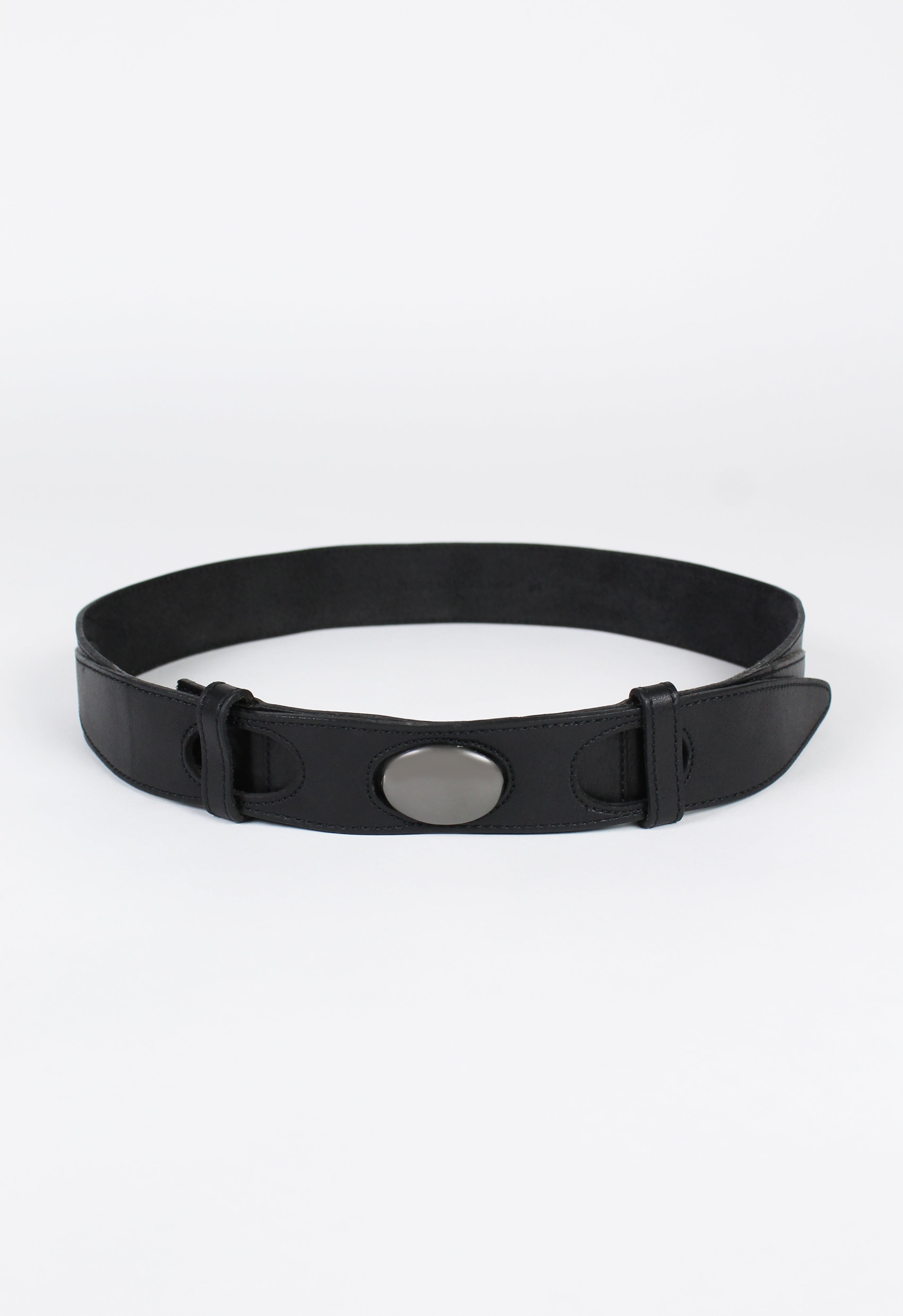 ISSEY MIYAKE MEN 1980'S OVERSIZED PUNCH HOLE BELT