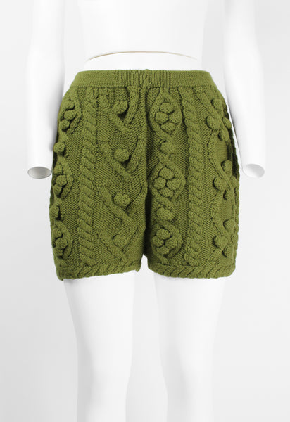 ISSEY MIYAKE SPORT 1980'S 3D KNITTED SHORTS