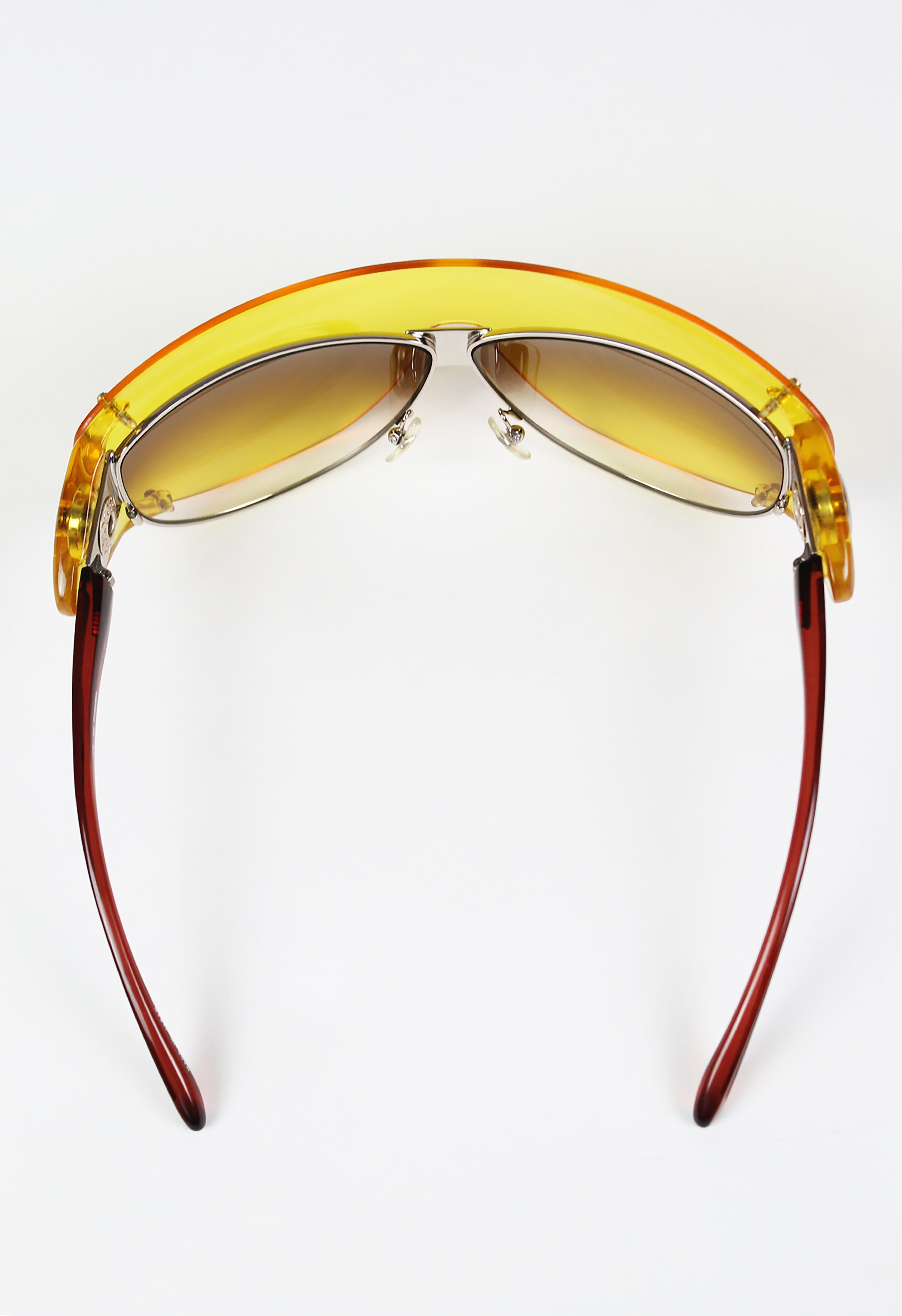 JEAN PAUL GAULTIER SS 2002 DETACHABLE SHIELD SUNGLASSES