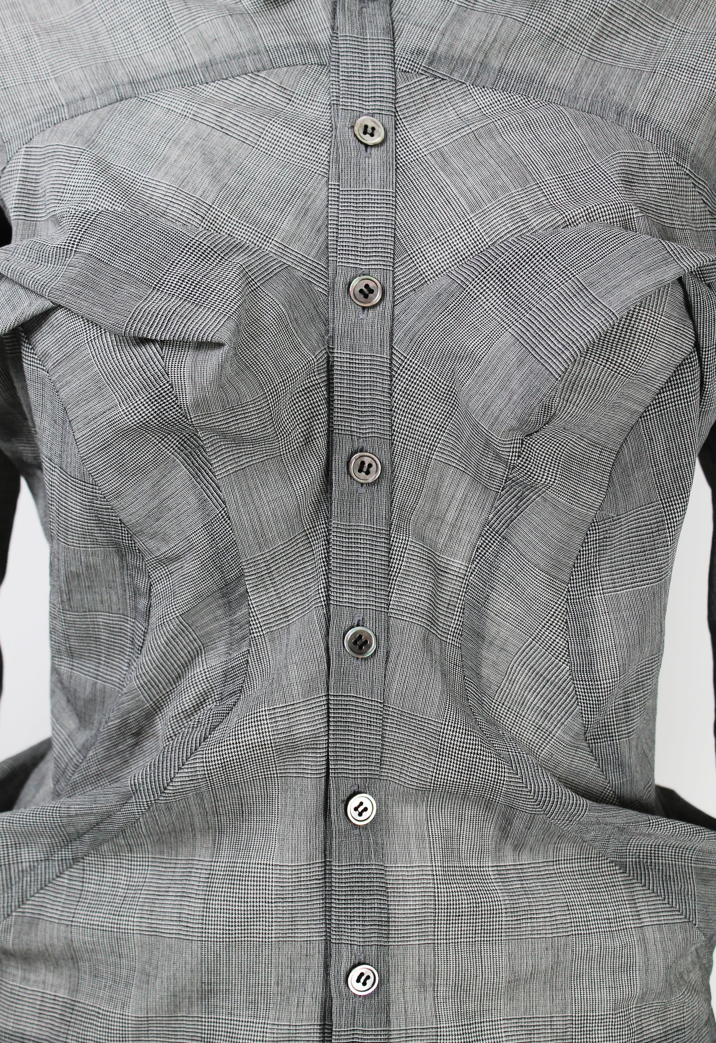 JUNYA WATANABE SS 2004 THREE DIMENSIONAL SHIRT