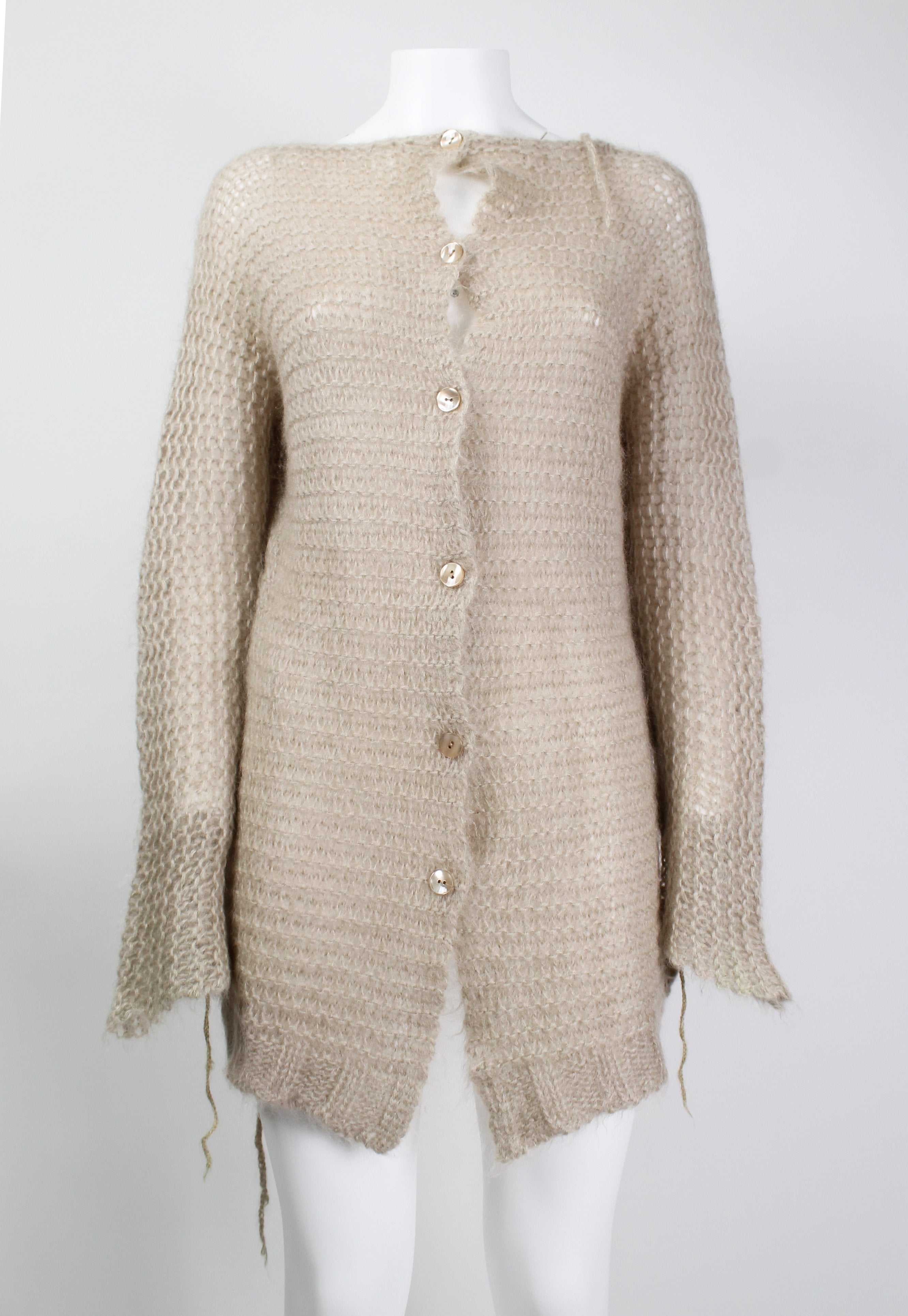 Maison Martin Margiela FW 1993 mohair cardigan