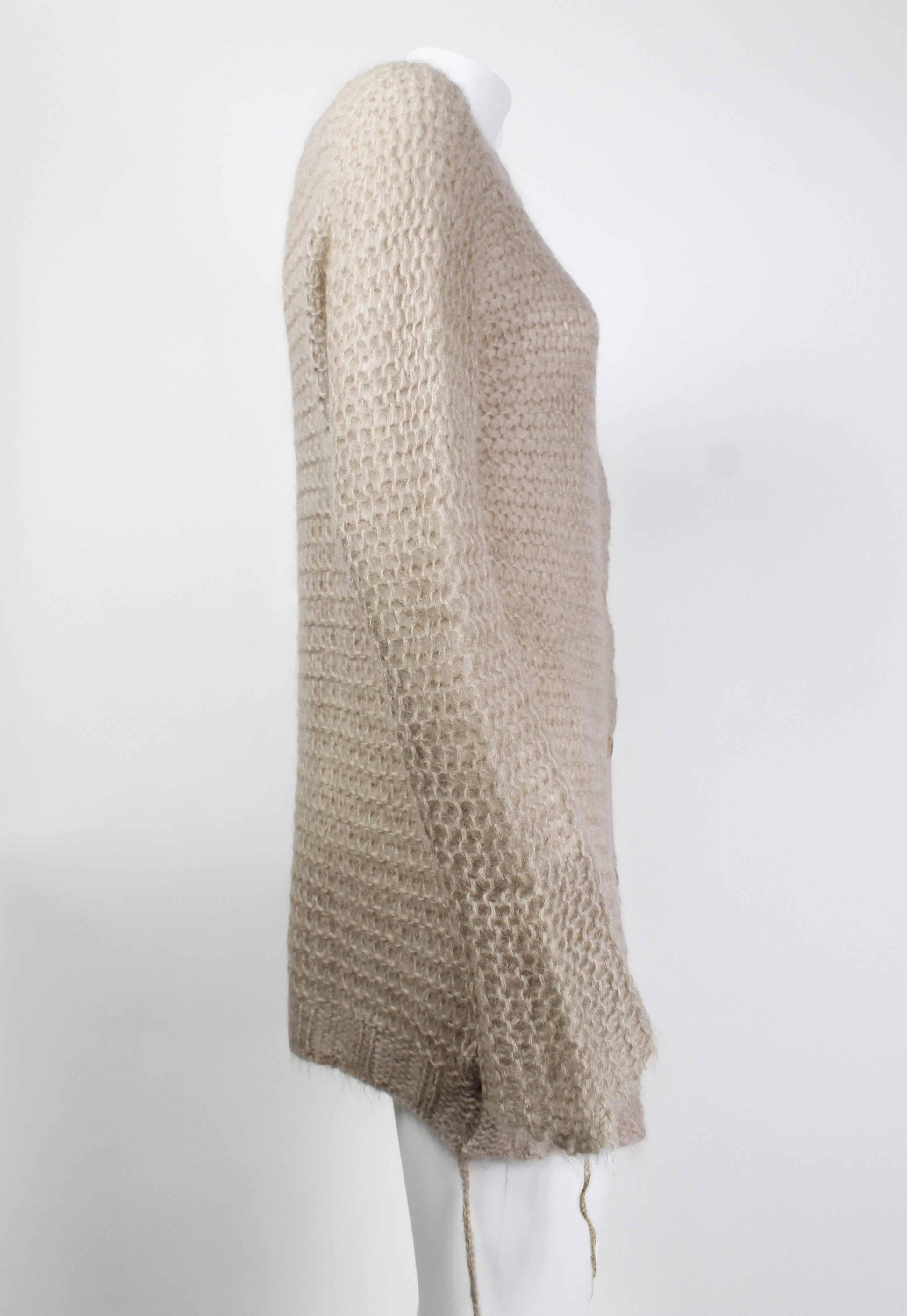 MAISON MARTIN MARGIELA FW 1993 MOHAIR CARDIGAN
