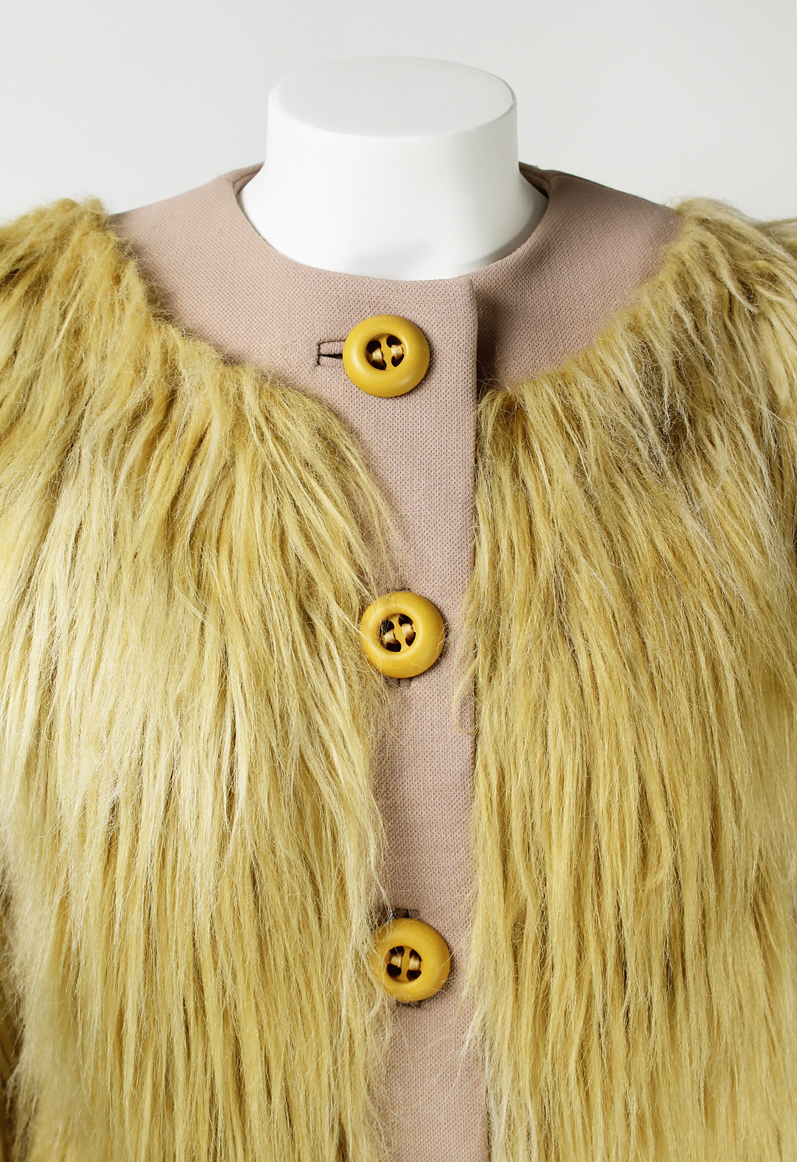 PRADA FW 2011 FAUX FUR JACKET