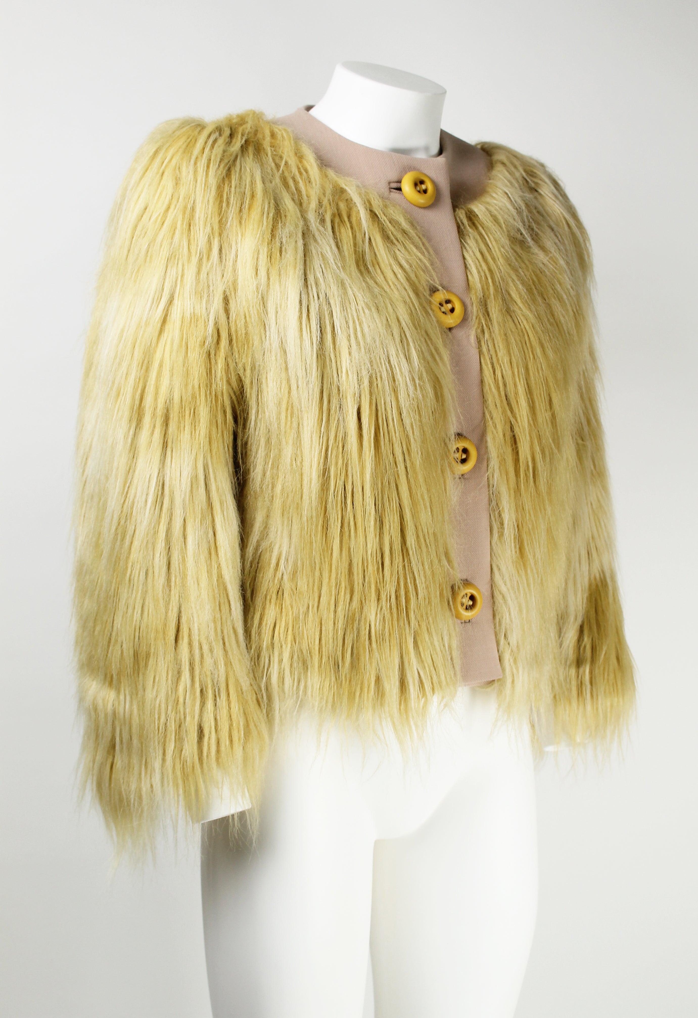 PRADA FW 2011 FAUX FUR JACKET