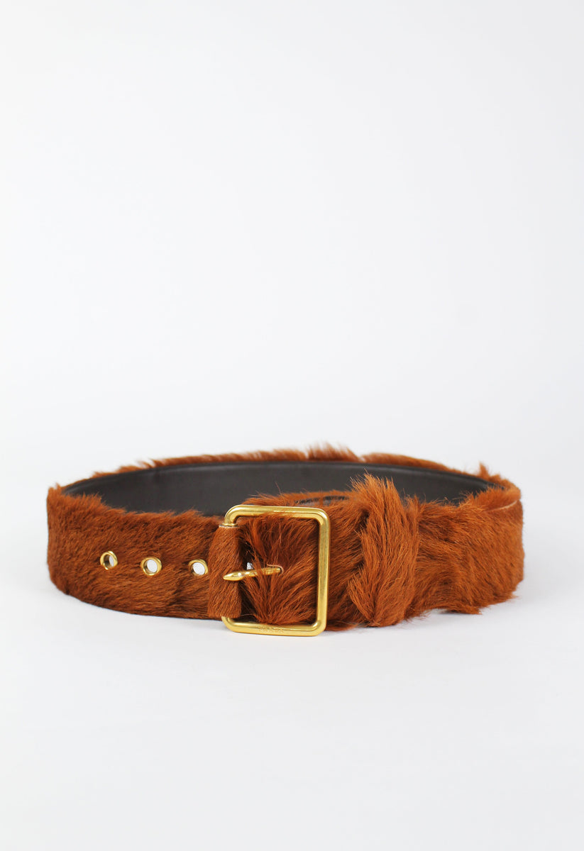 Prada calf shop hair belt