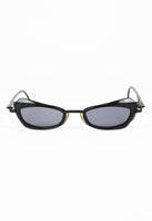 ALAIN MIKLI 1990'S ANGULAR LAYERED GOGGLE SUNGLASSES