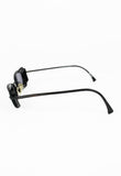 ALAIN MIKLI 1990'S ANGULAR LAYERED GOGGLE SUNGLASSES