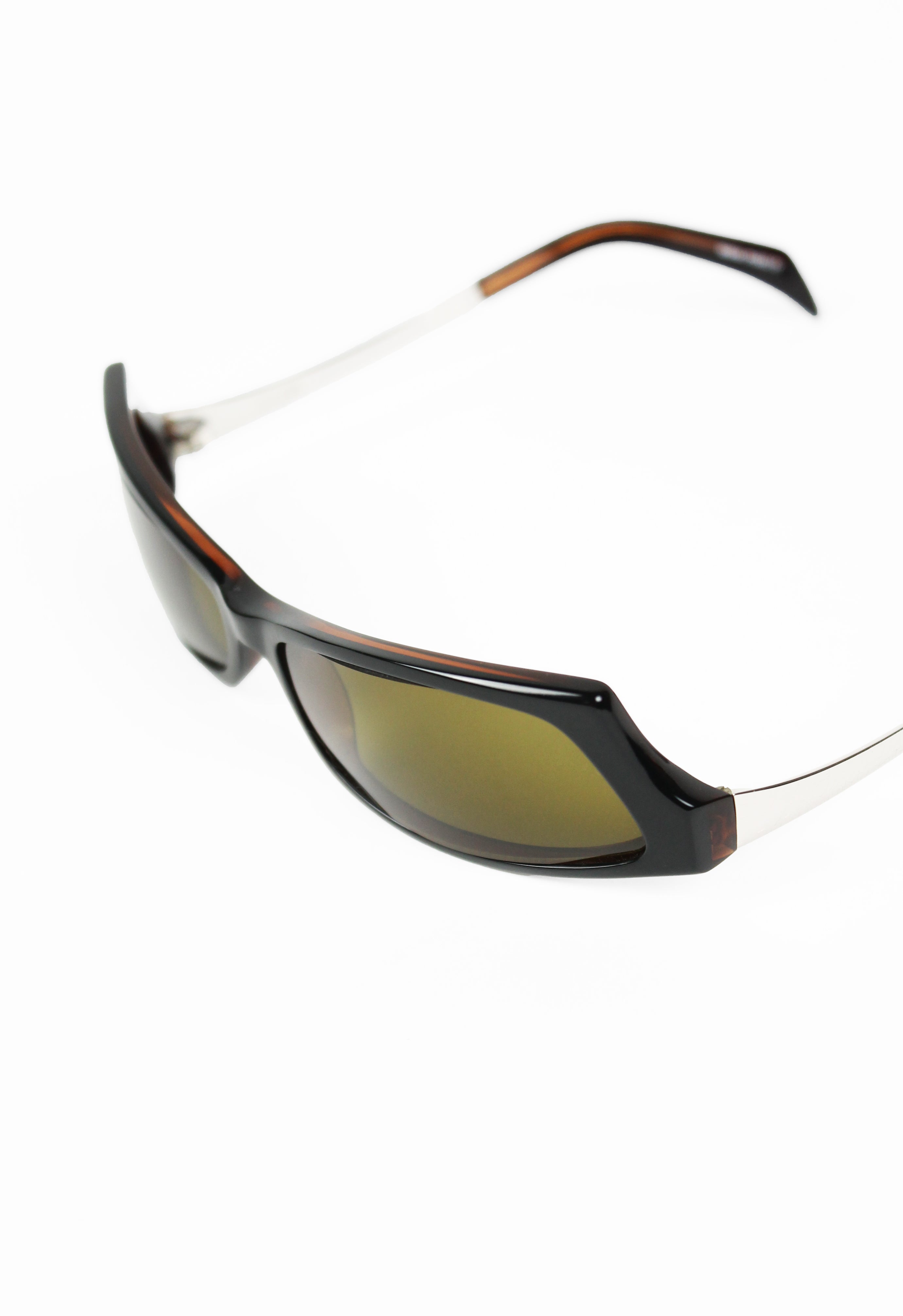 ALAIN MIKLI ANGULAR CURVED SUNGLASSES