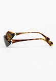 ALAIN MIKLI LAYERED TORTOISESHELL GOGGLE SUNGLASSES