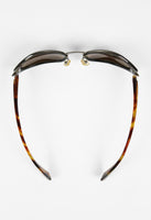 ALAIN MIKLI LAYERED TORTOISESHELL GOGGLE SUNGLASSES