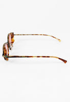 ALAIN MIKLI 1990'S SPIKED TORTOISESHELL PINK LENS SUNGLASSES