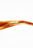 ALAIN MIKLI WOOD EFFECT WRAPAROUND SUNGLASSES