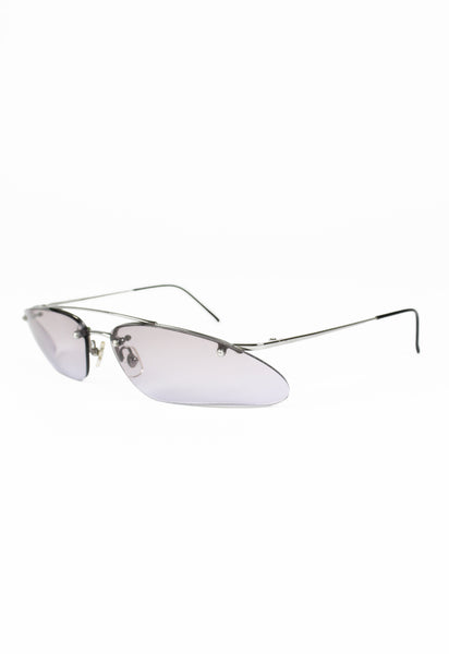 ALEXANDER MCQUEEN FW 2000 EXTREME CURVED AVIATOR SUNGLASSES