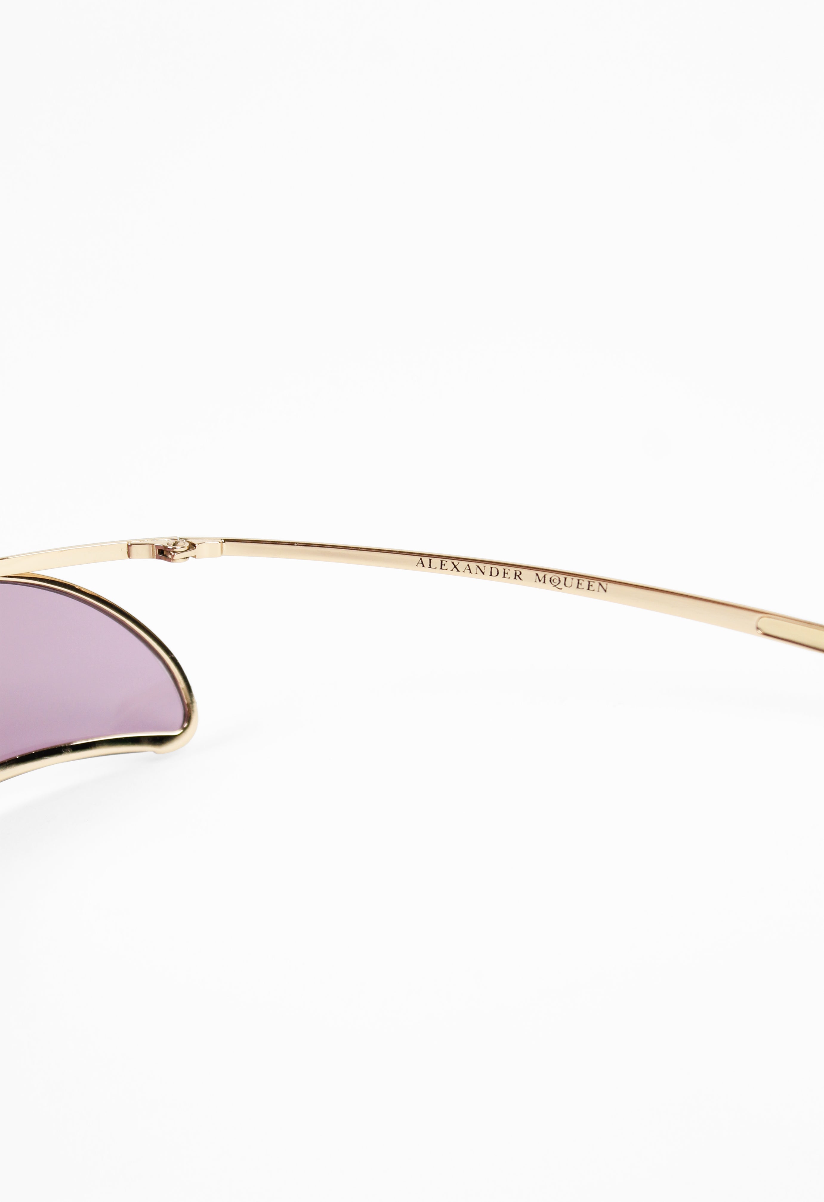 ALEXANDER MCQUEEN 2000'S EXTREME CURVED WRAPAROUND SUNGLASSES